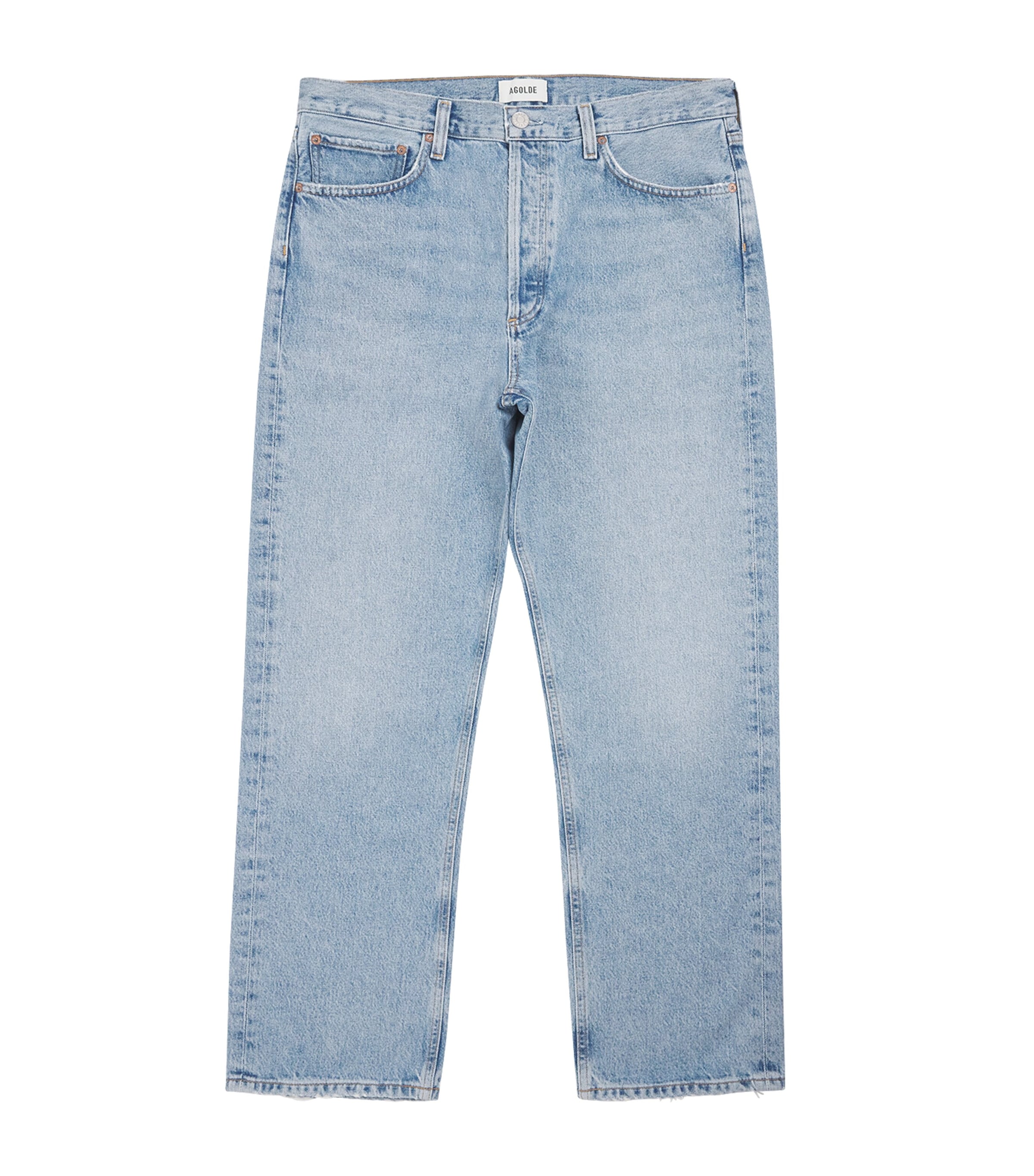 AGOLDE Mens 90's Straight Jeans Force (vint Marbled)
