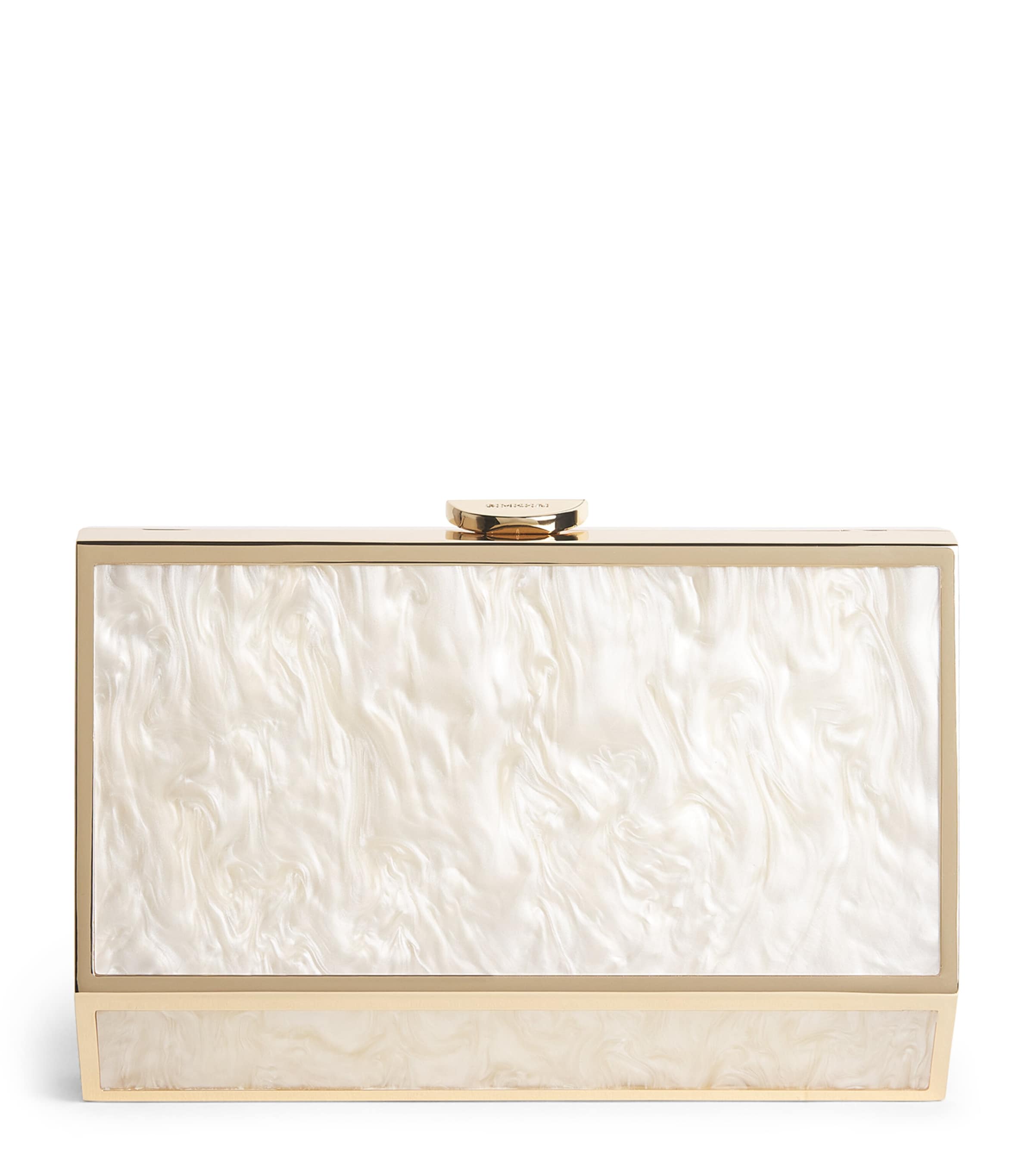 Simkhai Pearlised Maddox Clutch Bag Pearl