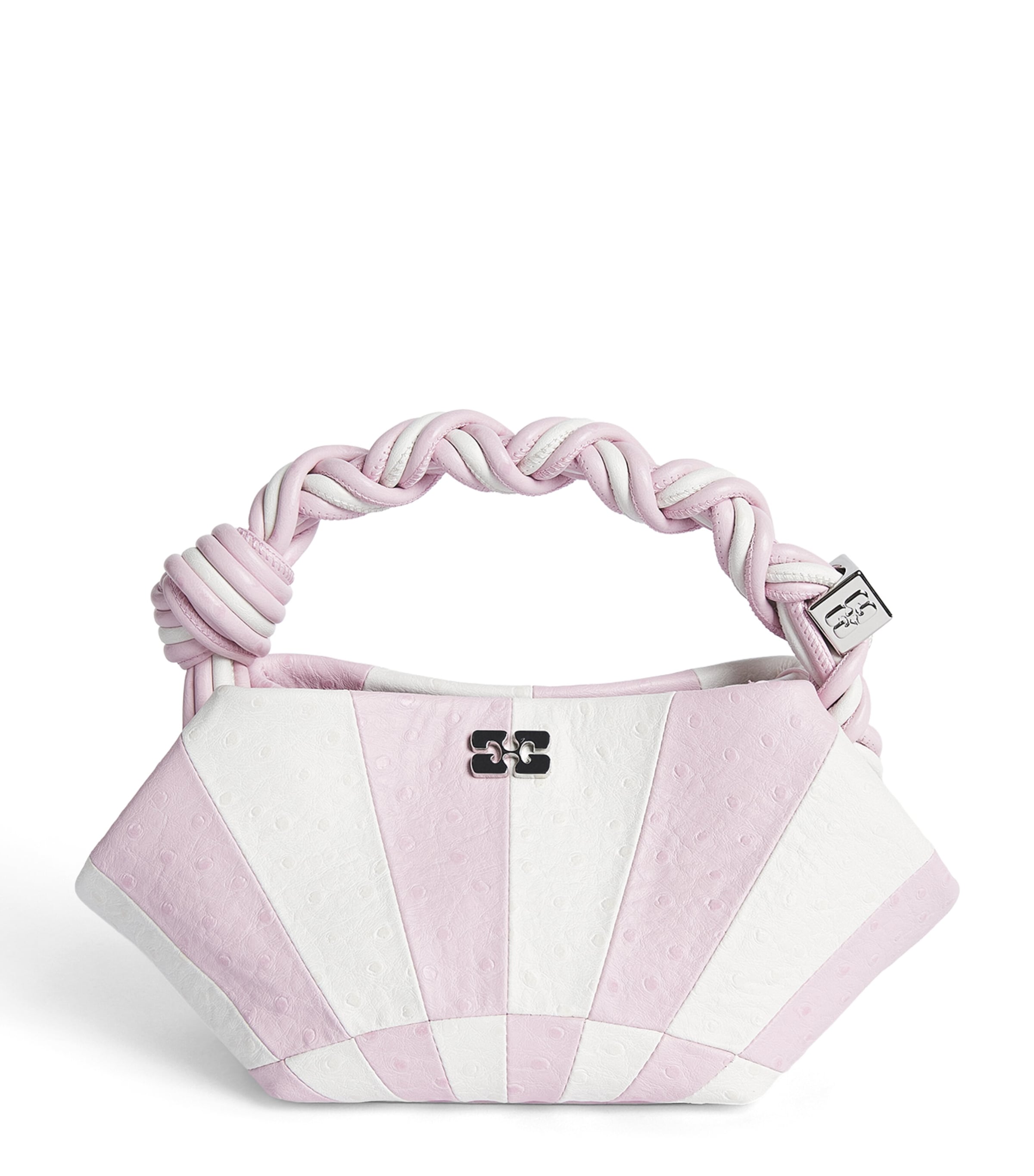 GANNI Mini Bou Top-Handle Bag Lilac Snow