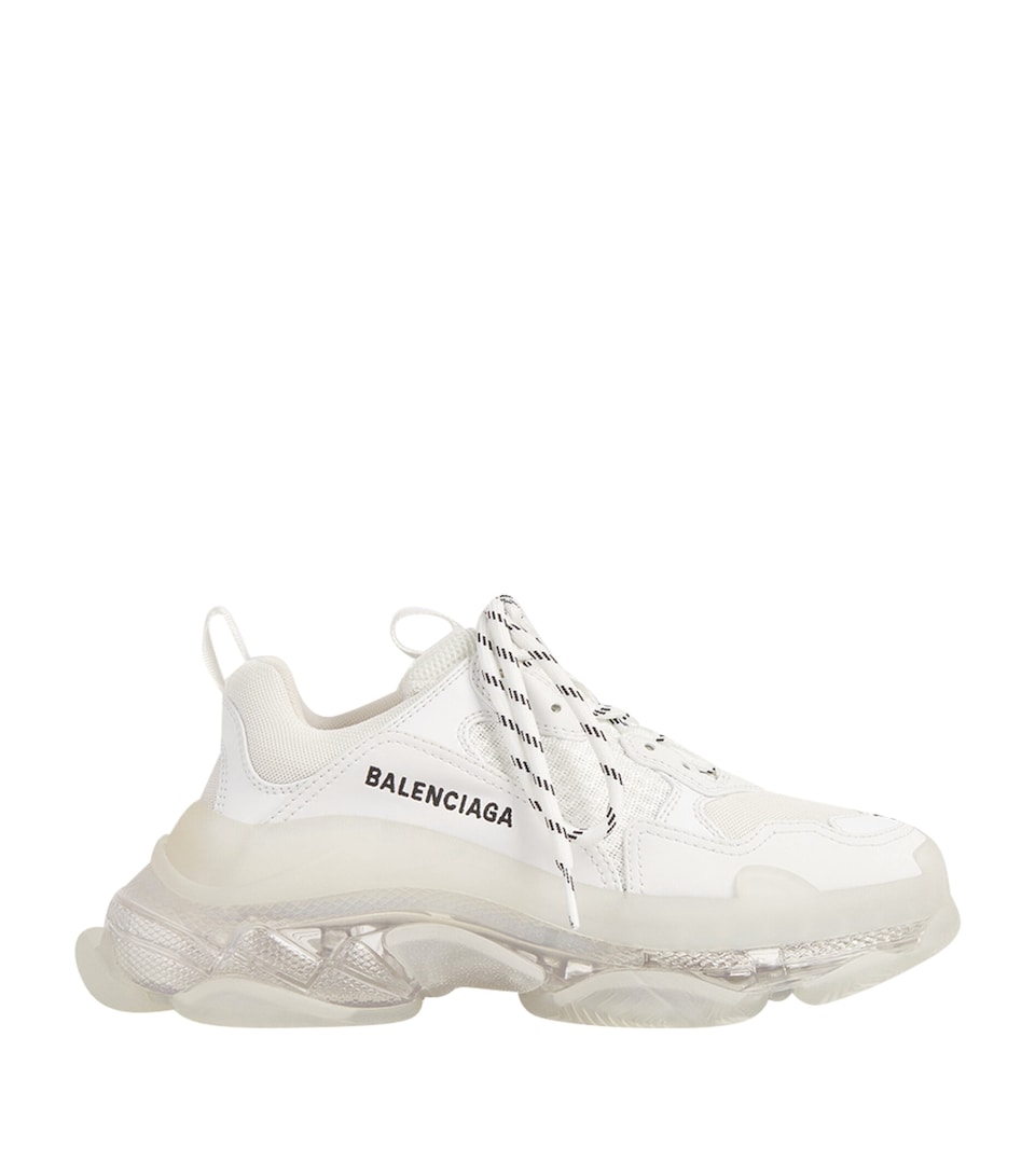 Triple S Clear Sole Washed Sneakers