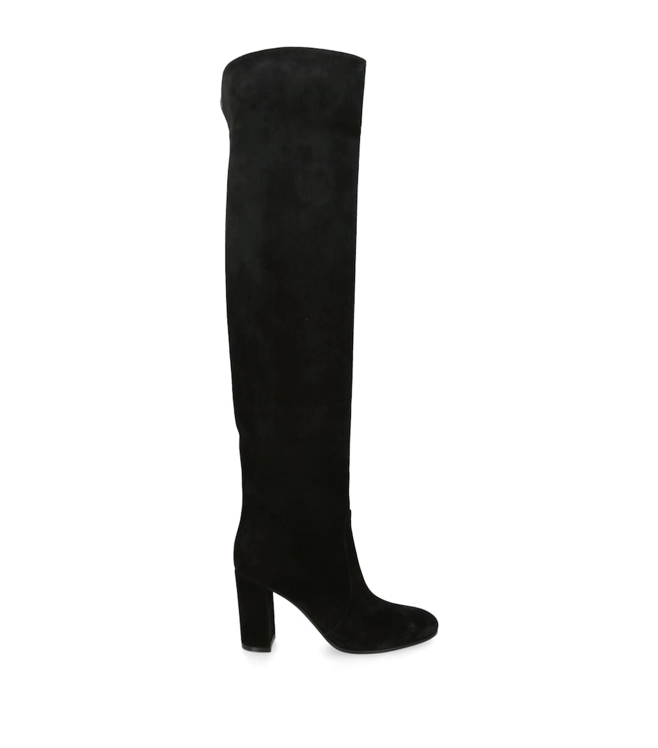 Suede Glen Over-The-Knee Boots 85