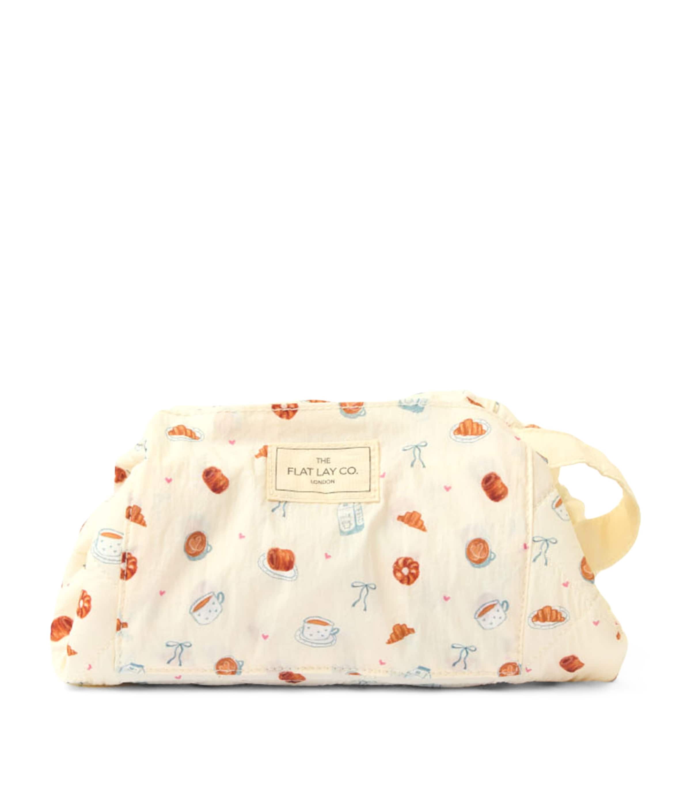 Printed Drawstring Make-Up Bag