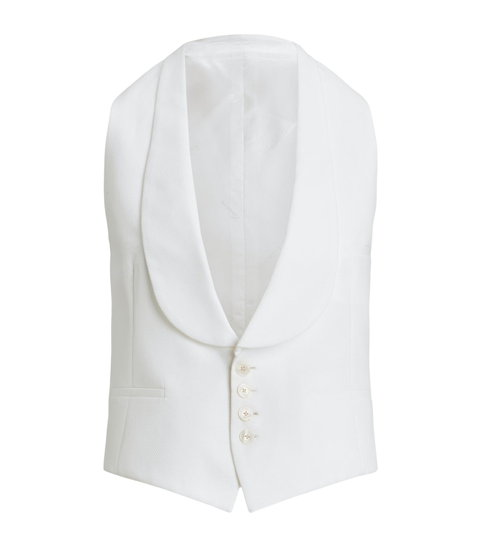 Cotton Piqué Zeke Waistcoat