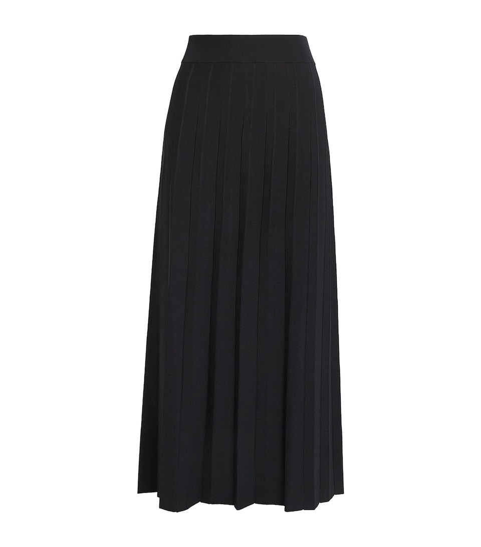 Plissé Midi Skirt