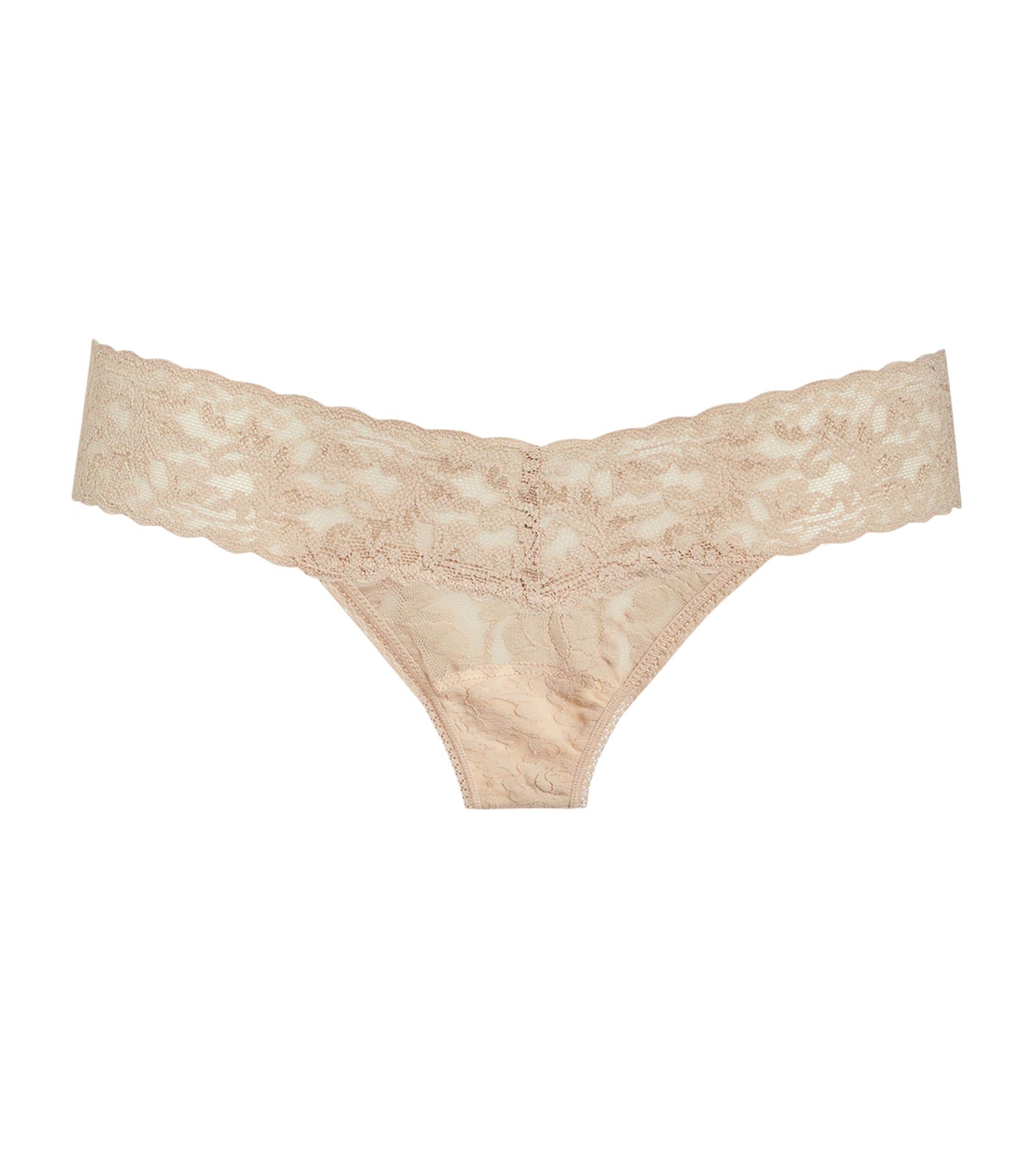 Hanky Panky Womens Low-Rise Thong (Pack of 3) Chai