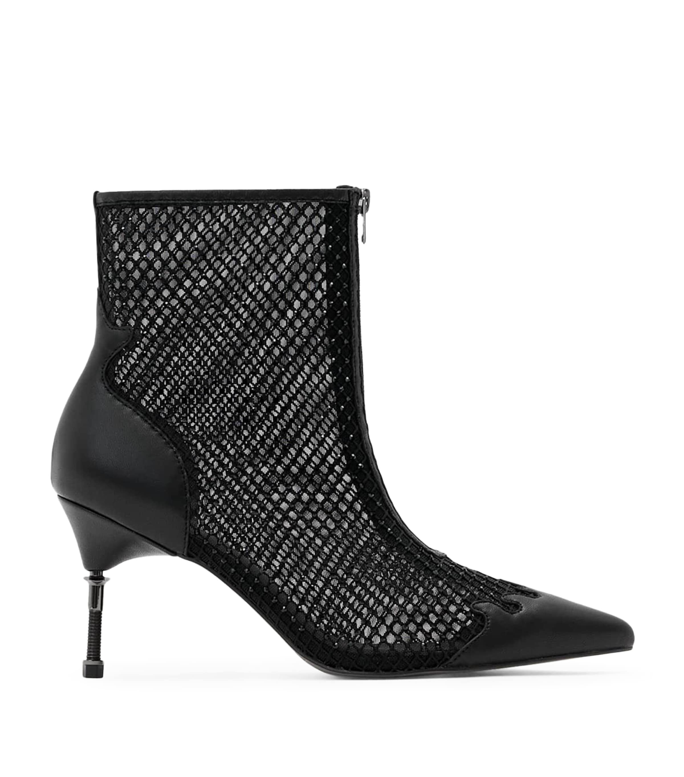 Mesh Natasha Heeled Boots 88