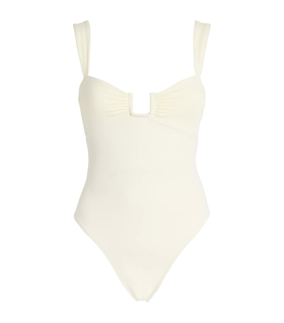 AWAY THAT DAY Womens Cannes Swimsuit Ivory