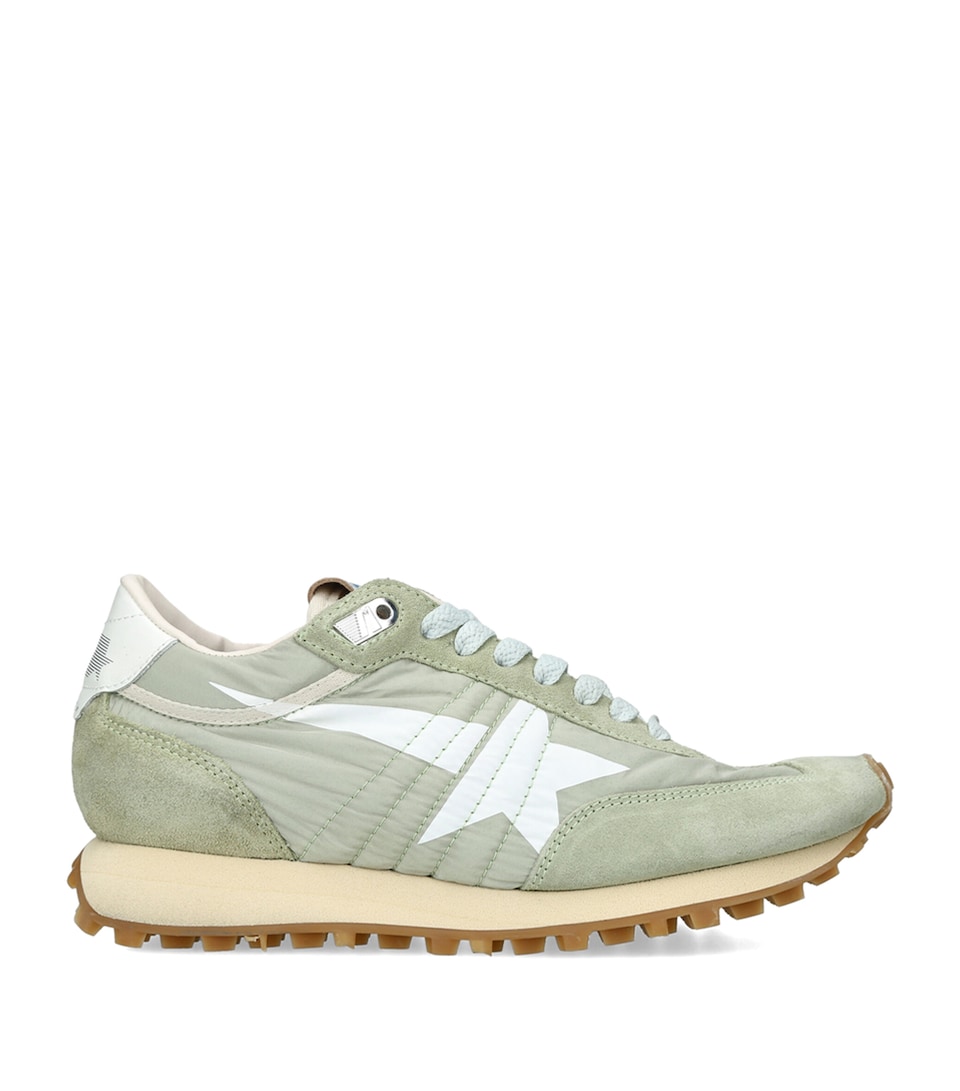 Golden Goose Marathon Sneakers Pale Green