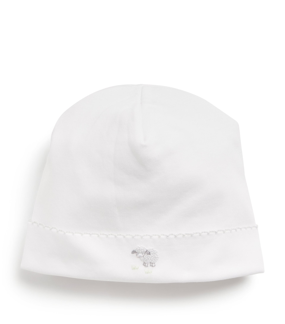 Pima Cotton Embroidered Sheep Hat