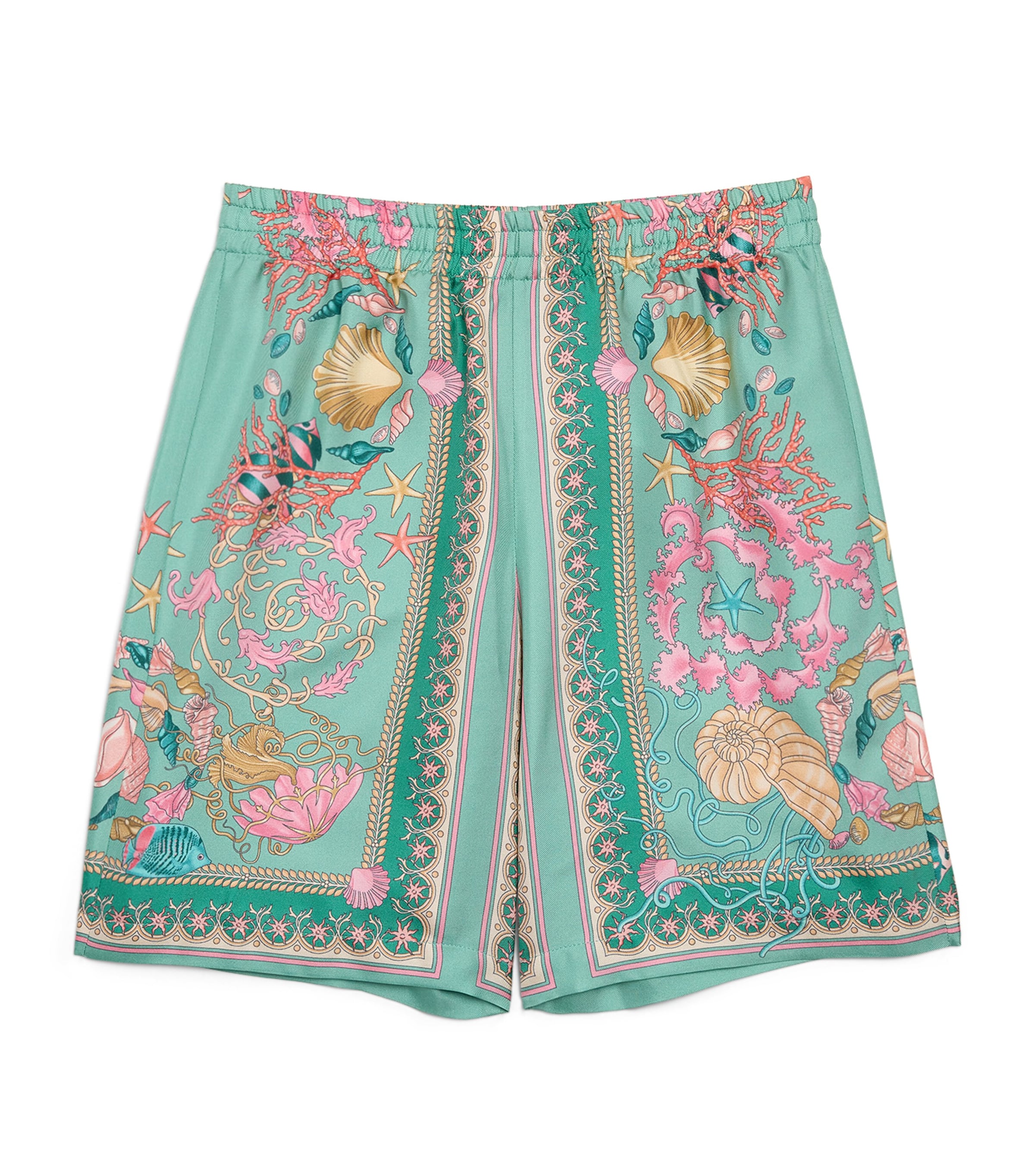 Silk Underwater Barocco Shorts (6-14 Years)