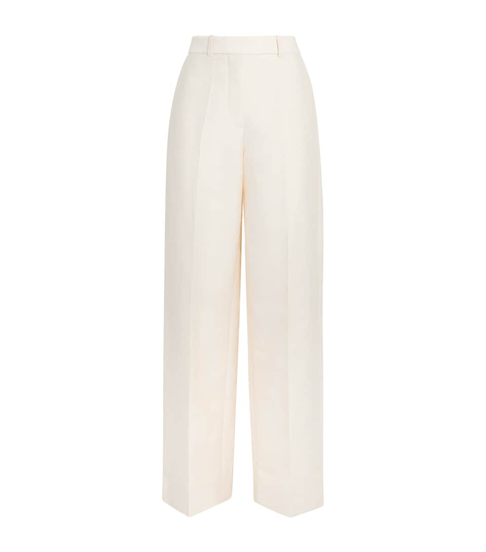 Joseph Womens Pleated Mitae Trousers Sandstone