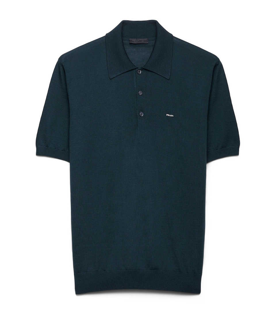 Superfine Wool Polo Shirt