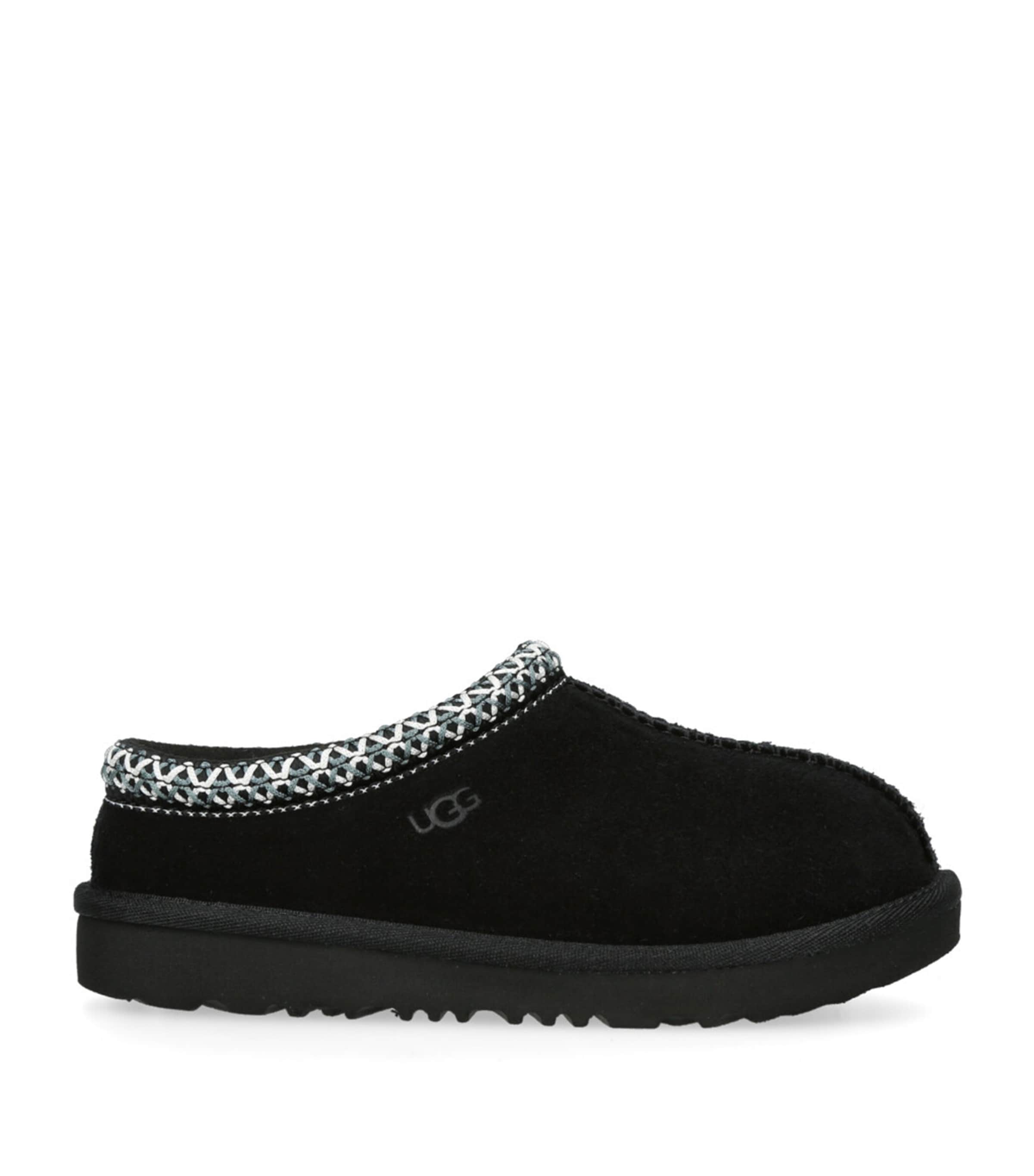 UGG Kids Suede Tasman II Slippers Black