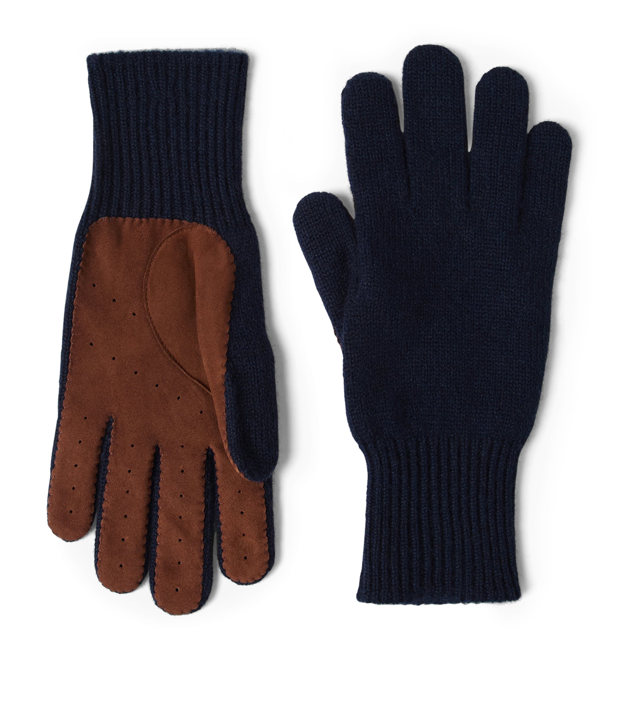 Brunello Cucinelli Cashmere-Suede Gloves