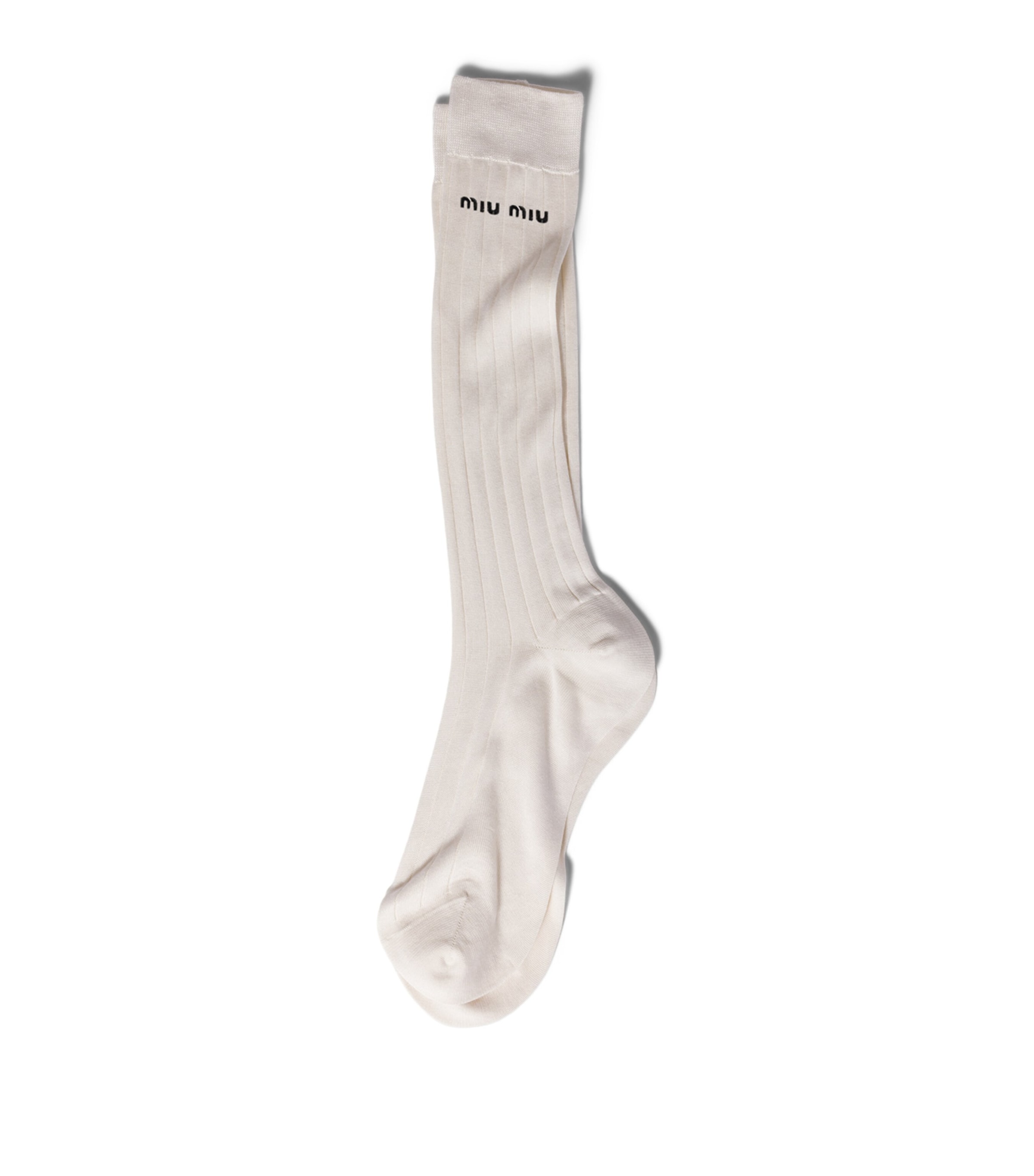 Silk-Blend Logo Socks