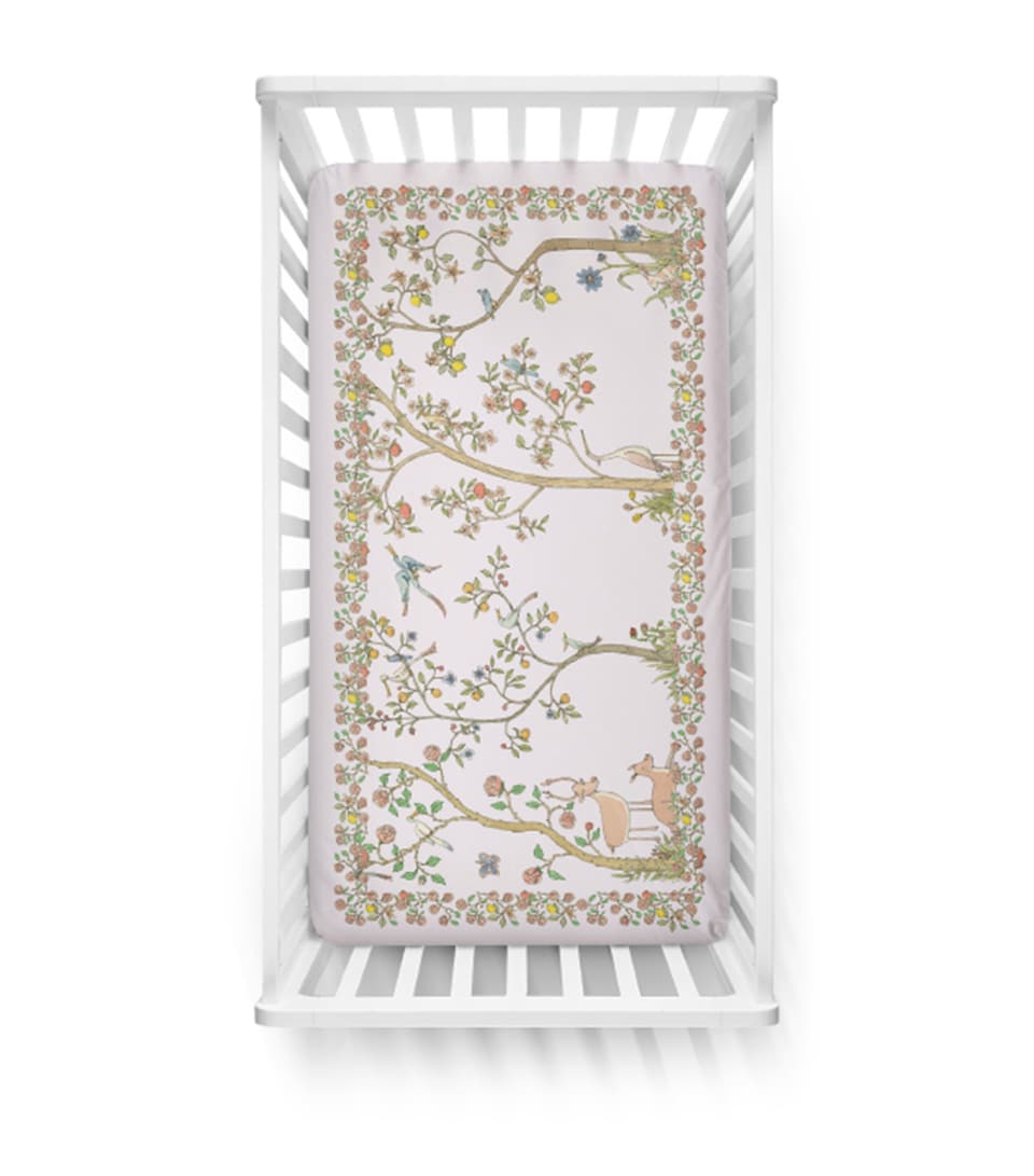 Cotton Bloom Fitted Sheet