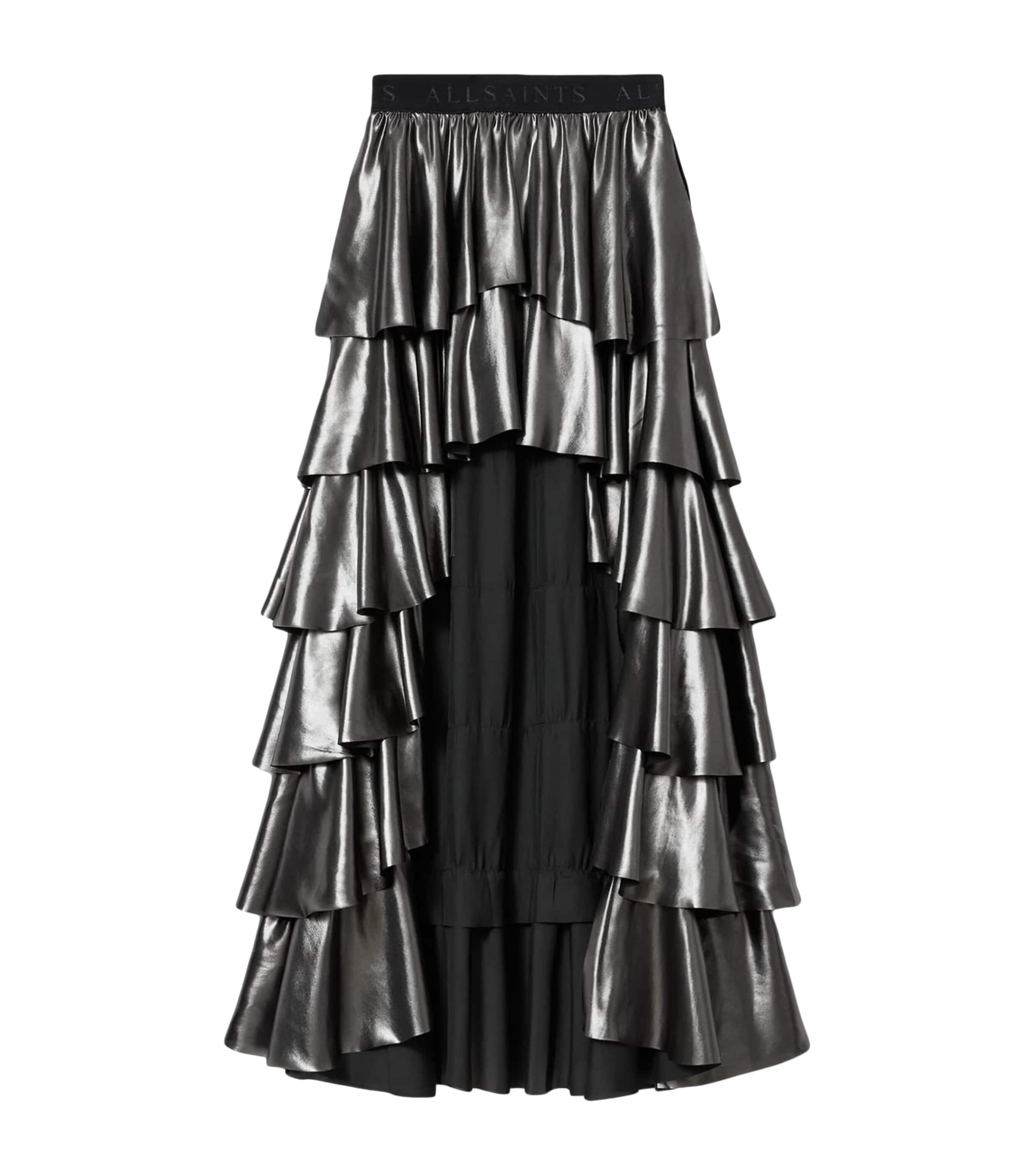 Cavalry Ruffle Maxi Skirt
