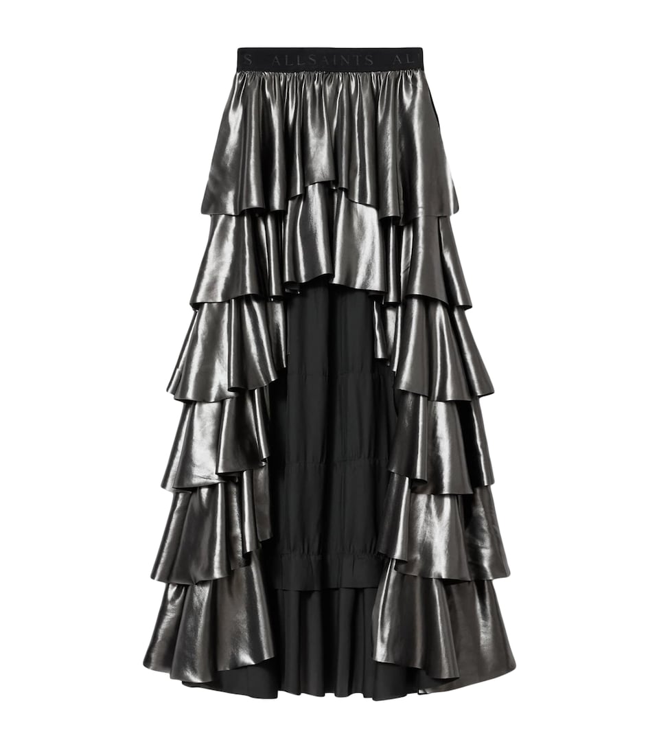 Cavalry Ruffle Maxi Skirt