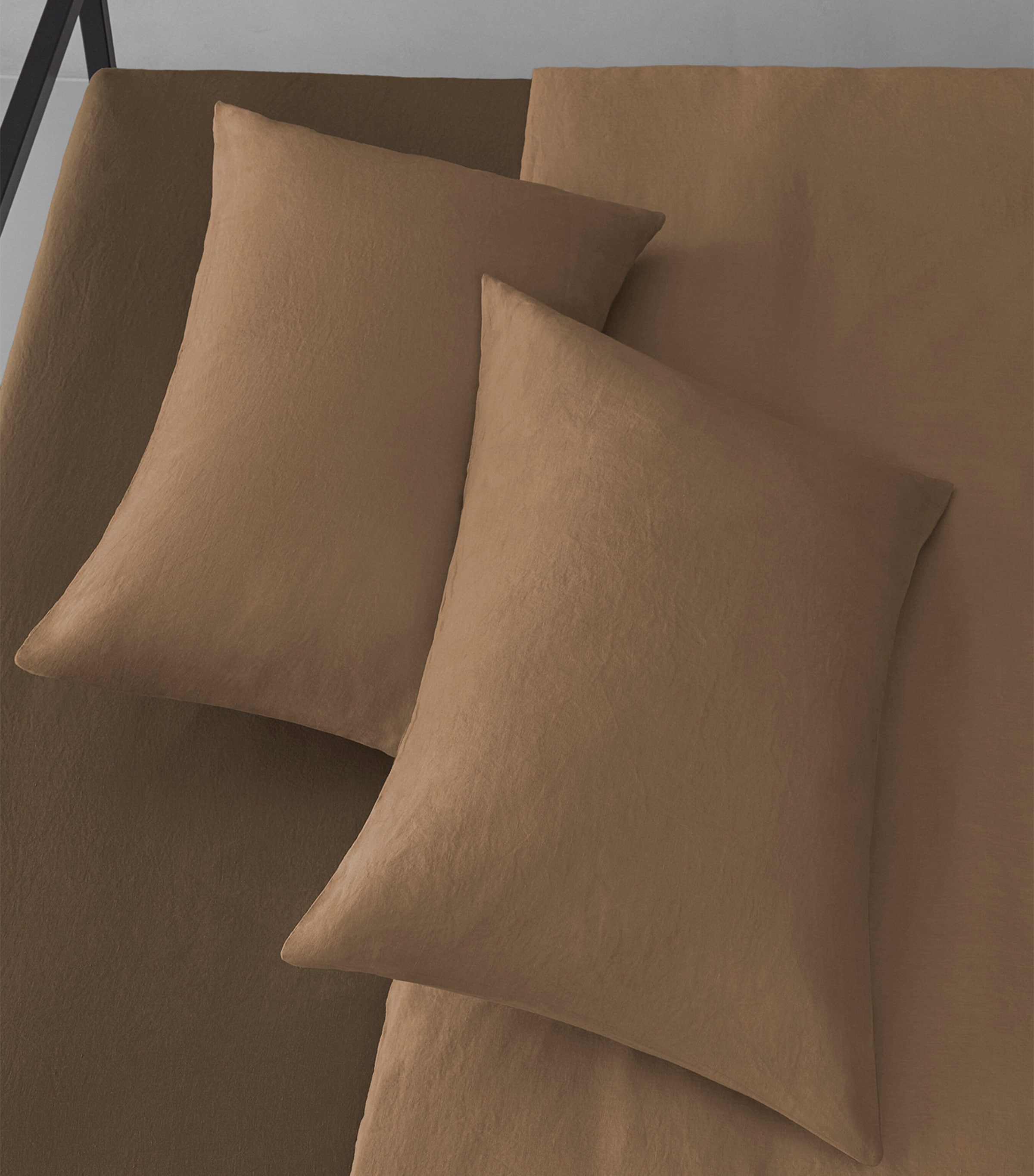 Society Limonta Linen Canyon Rem Pillowcase Pair (50cm x 80cm) Canyon