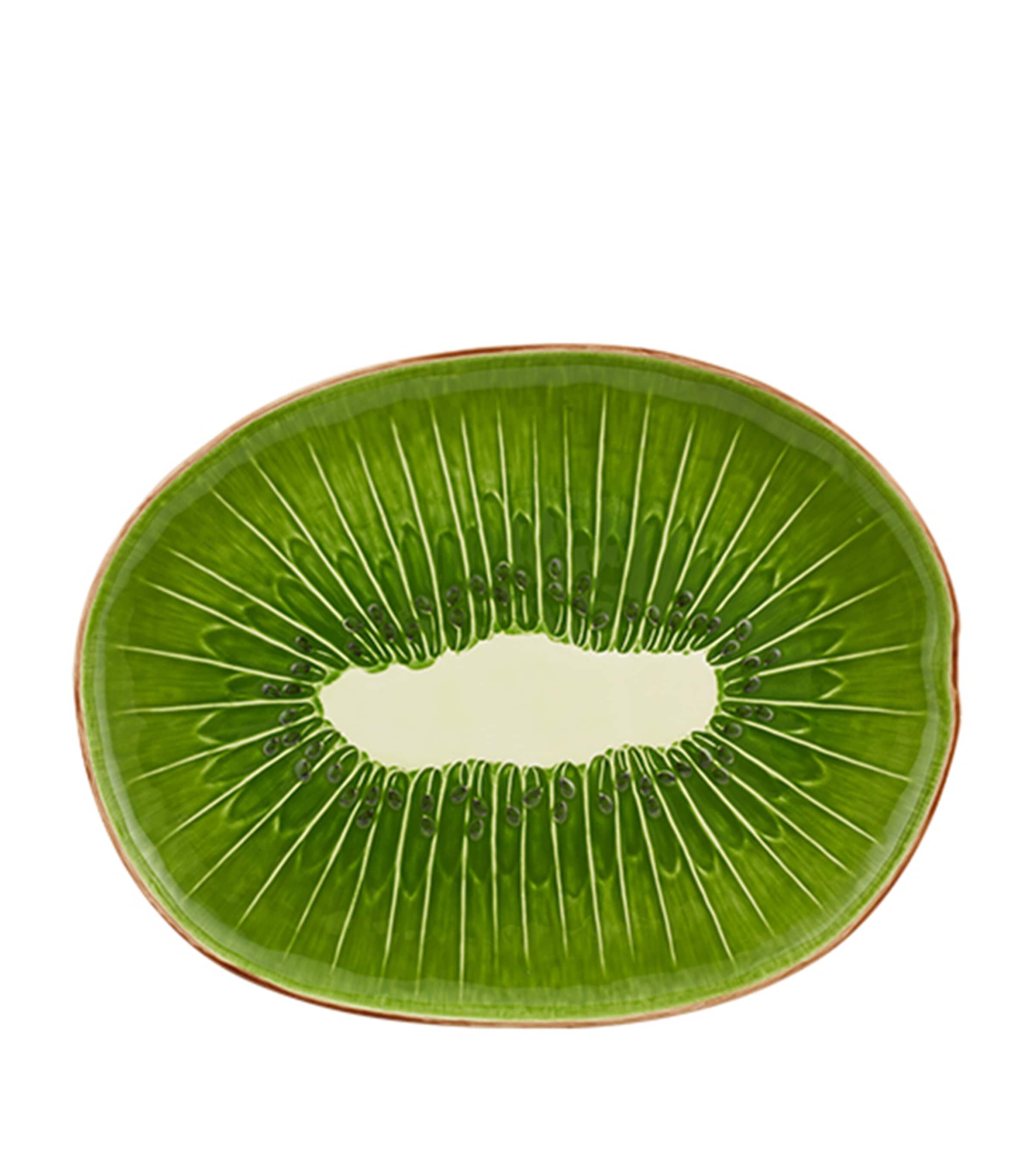 Bordallo Pinheiro Kiwi Serving Platter (31cm) Green