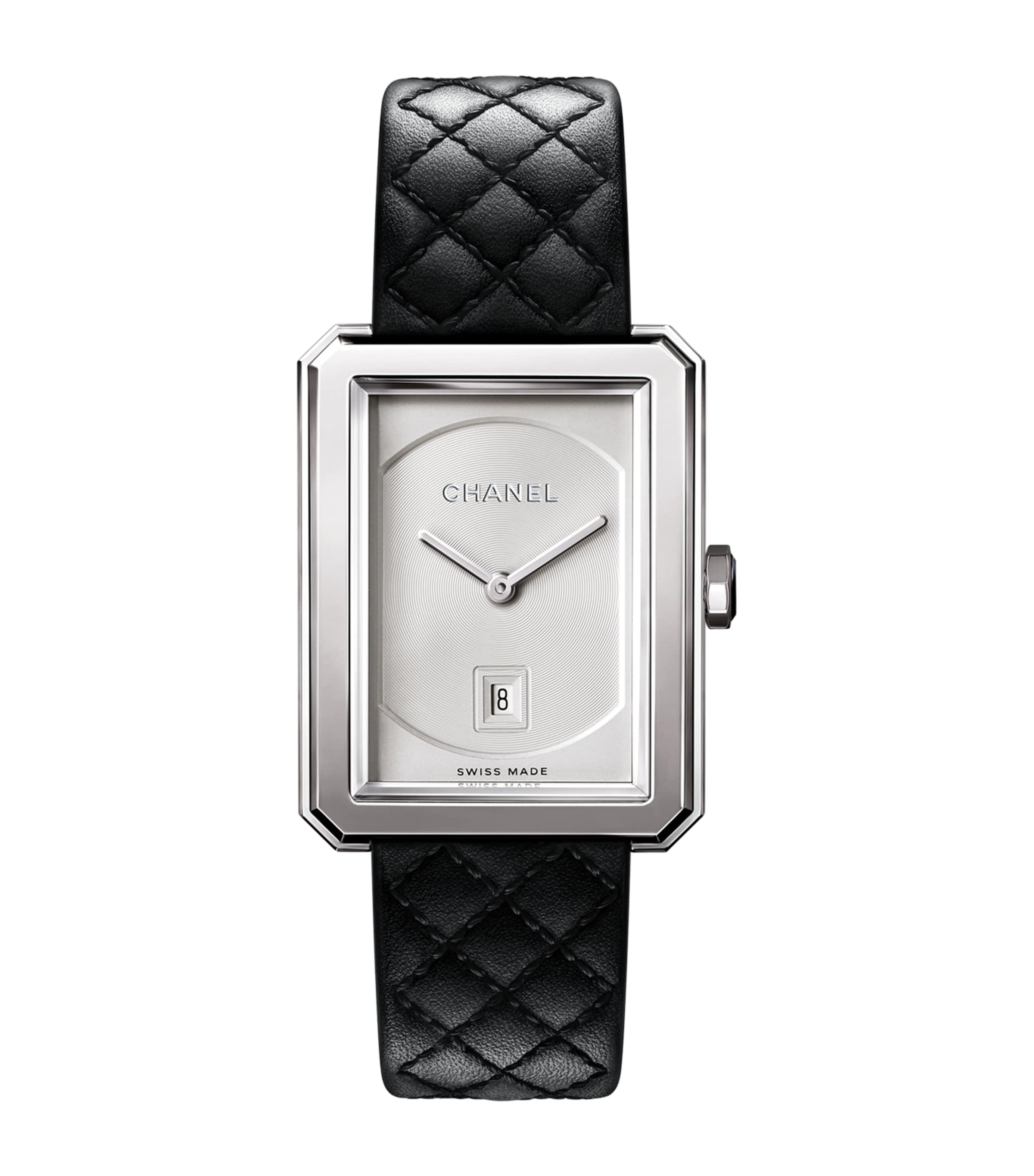 CHANEL Medium Steel BOY·FRIEND Watch 26.7mm Black