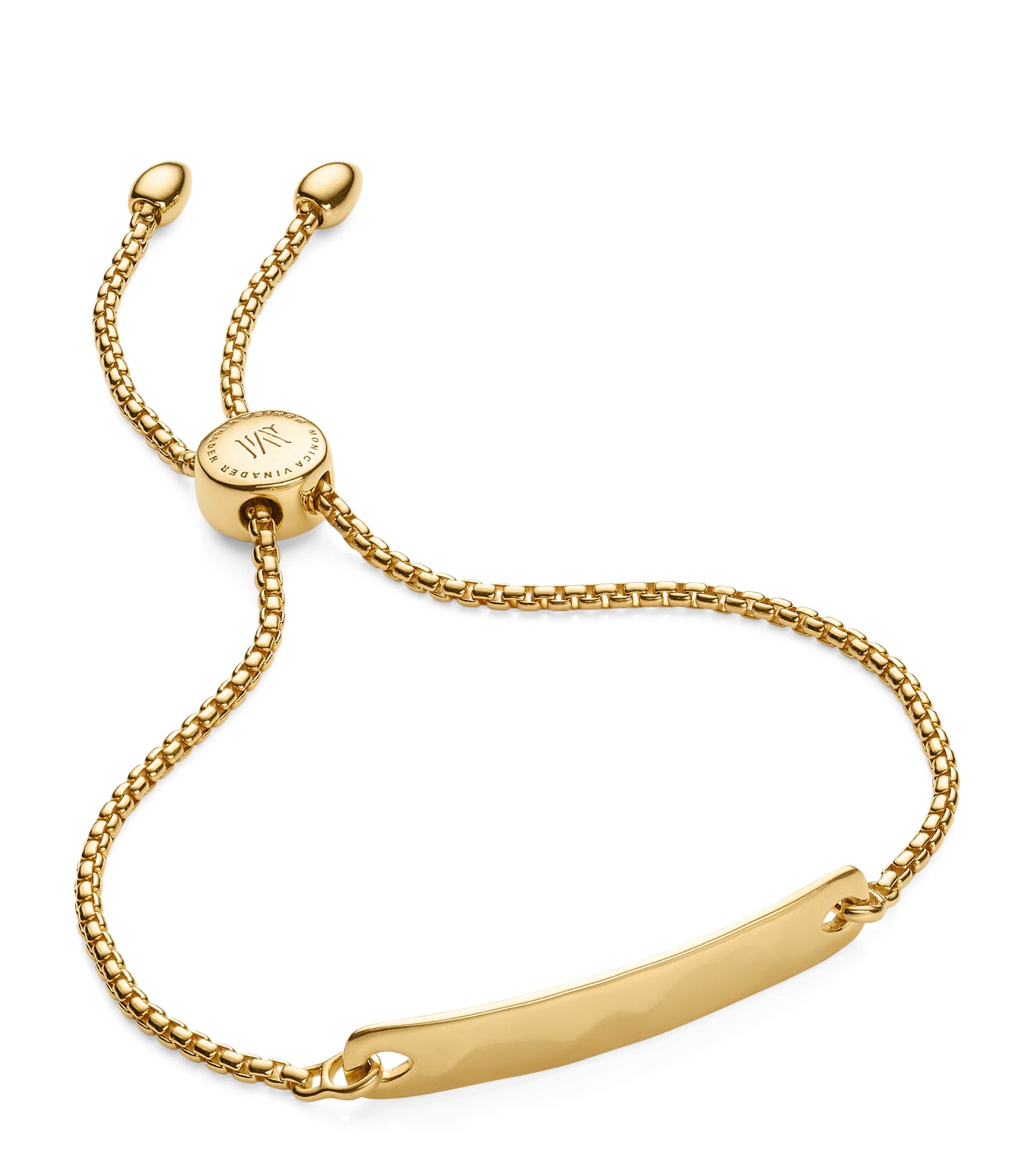 Monica Vinader Gold Vermeil Havana Friendship Bracelet Gold