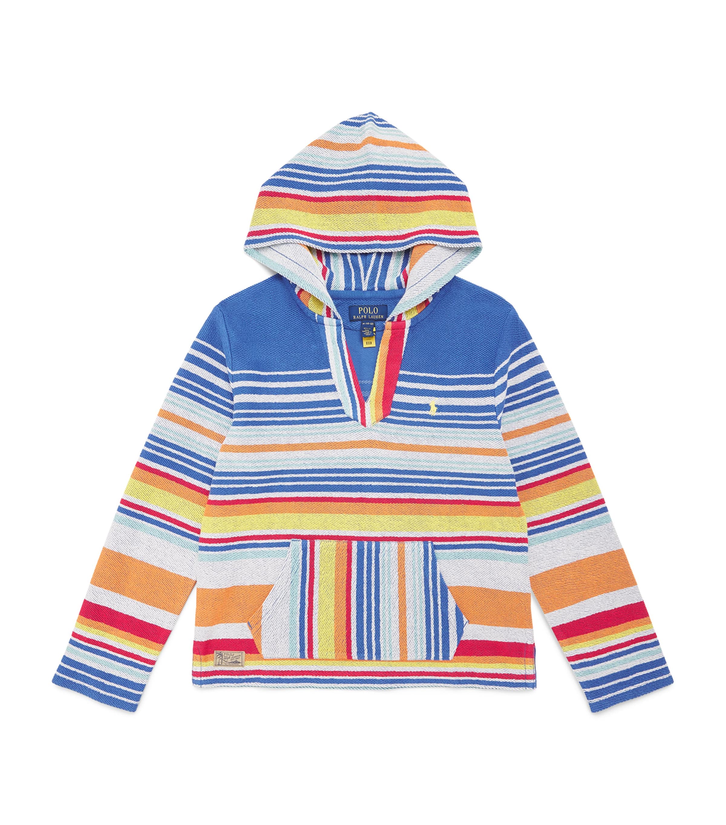 Ralph Lauren Kids Cotton Stripe Hoodie (6-14 Years)