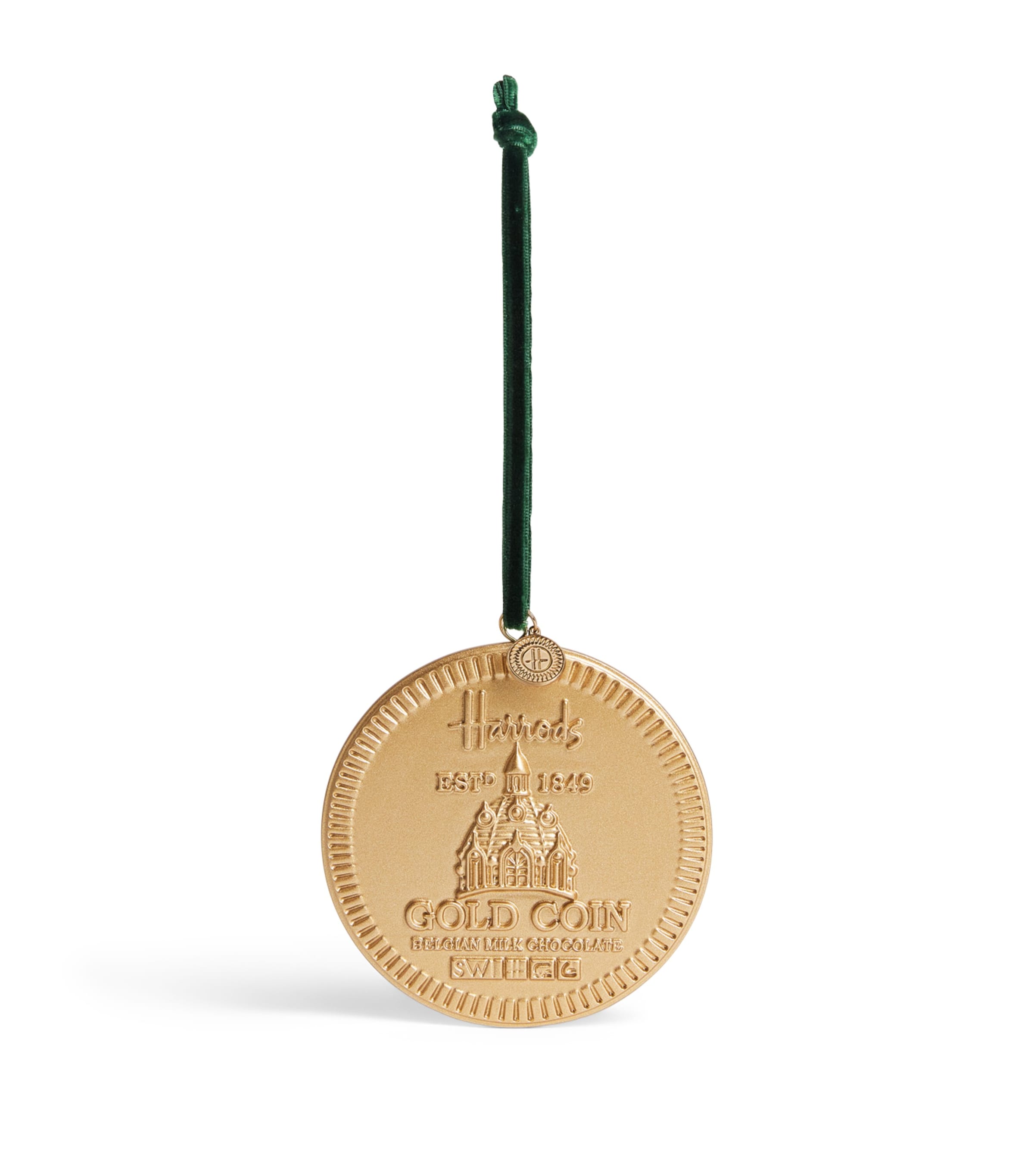 Harrods Gold Coin Tree Decoration