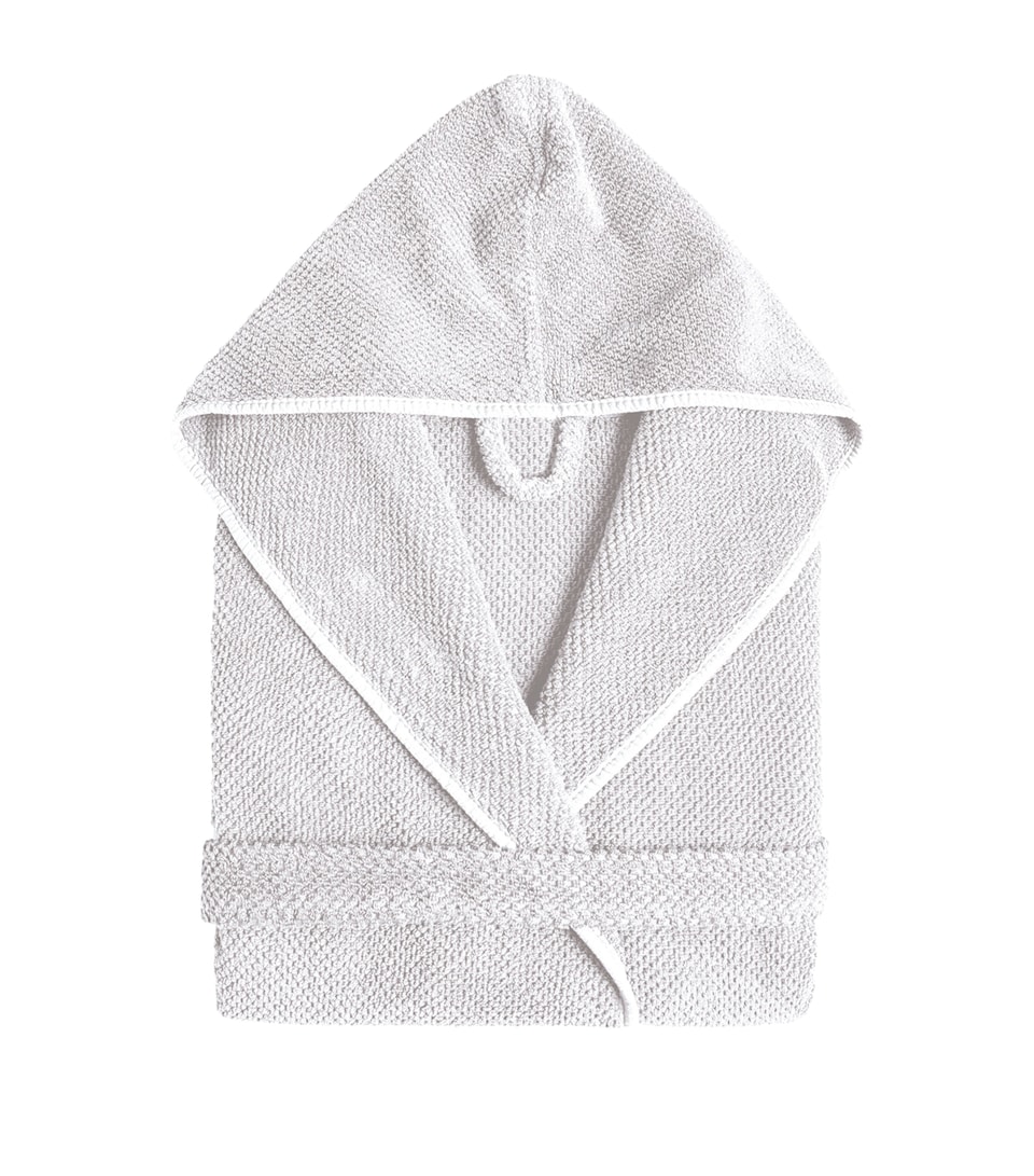 Bee Waffle Hooded Bathrobe (Small/Medium)