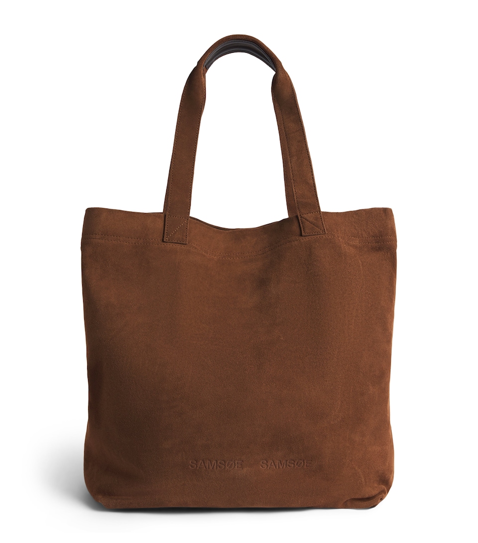 Samsøe Samsøe Suede Sadulwich Tote Bag Carafe
