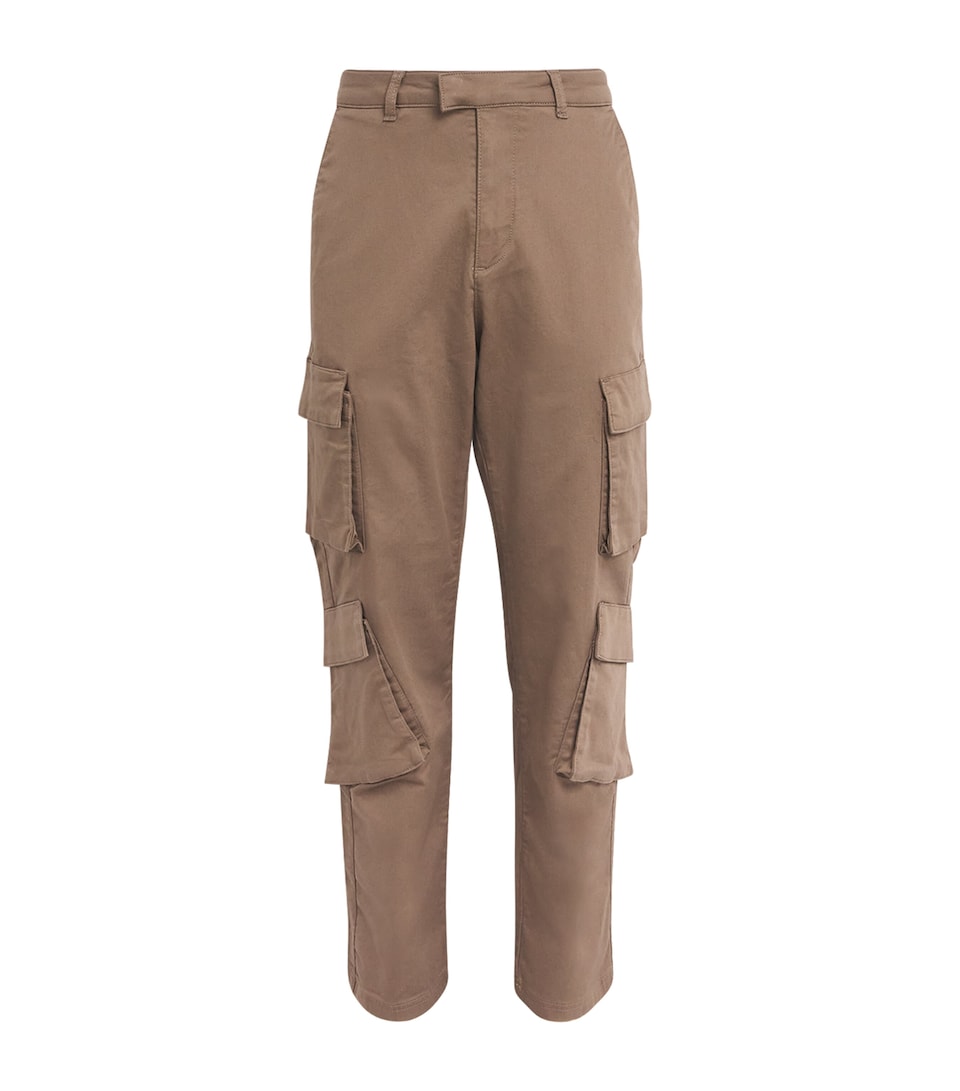 Cotton Cargo Pocket Trousers