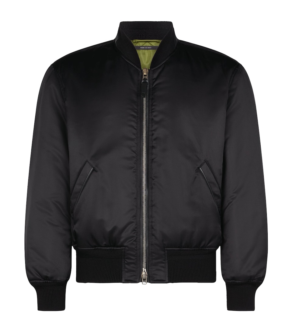 Silk Bomber Jacket