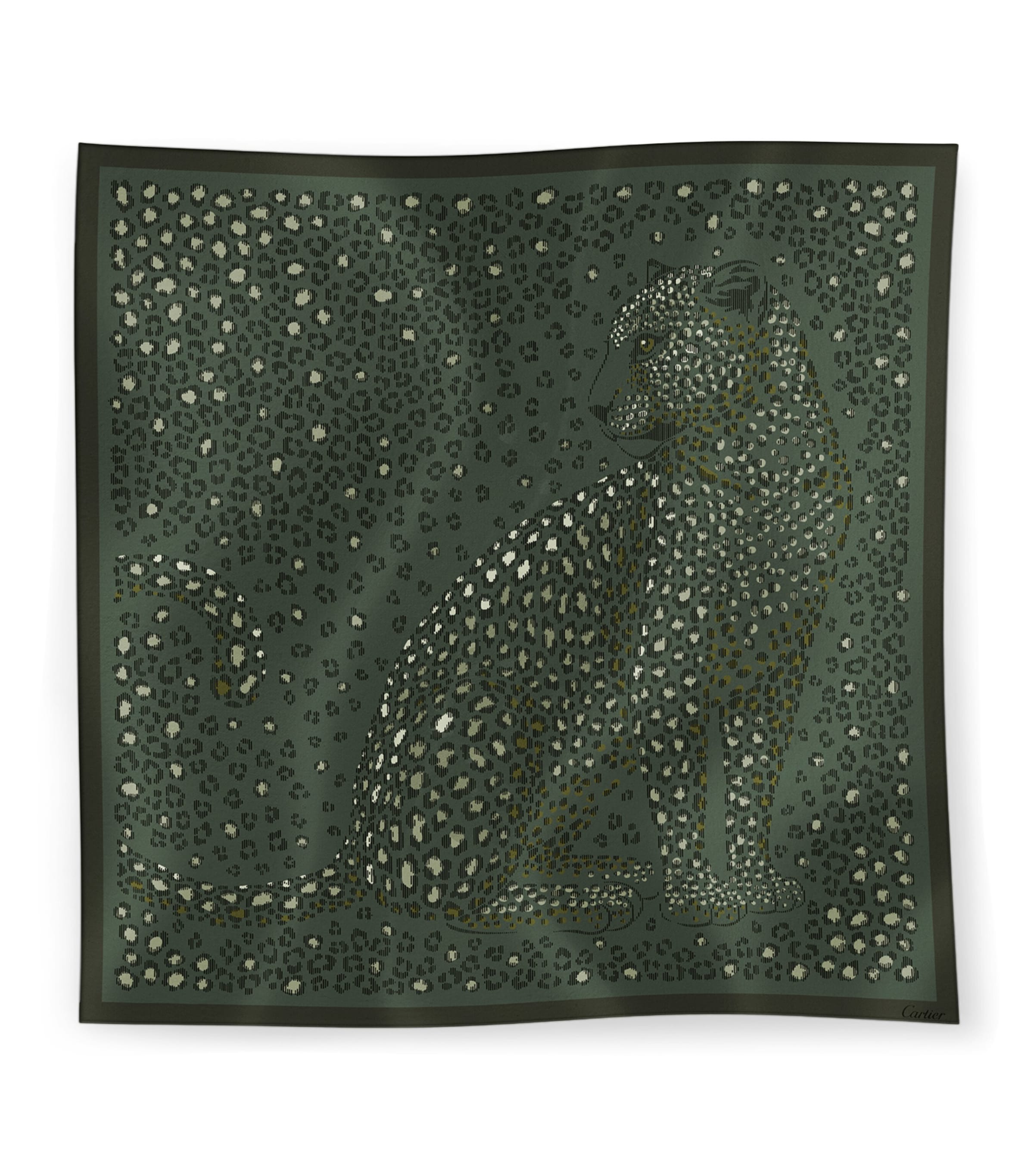 Silk Panthère Dots Scarf
