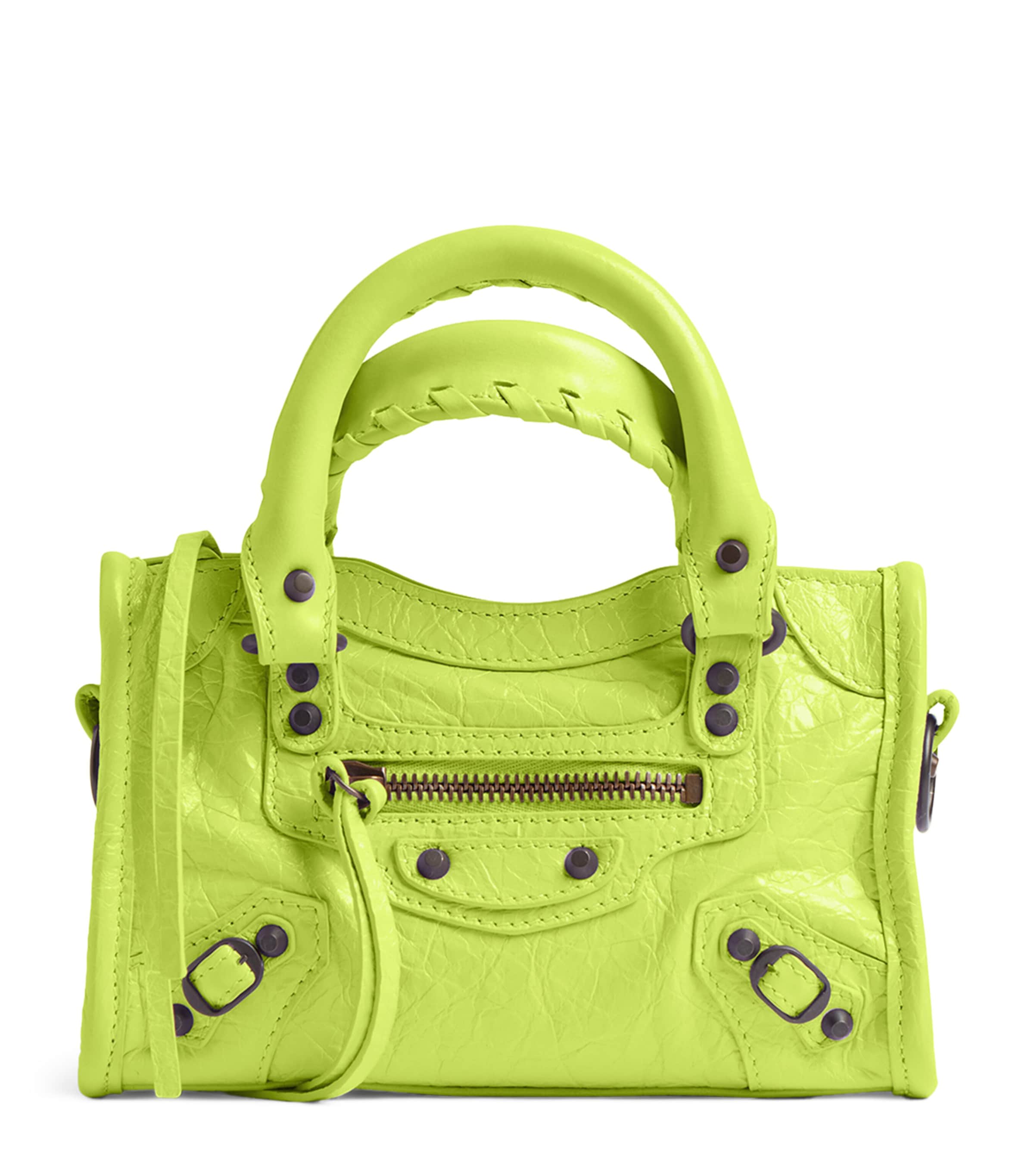 Nano Leather Le City Top-Handle Bag