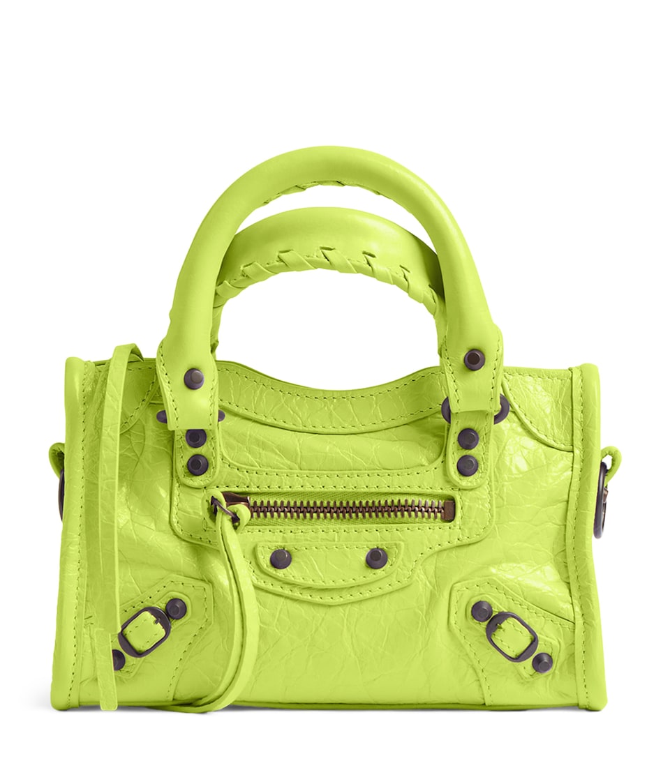 Nano Leather Le City Top-Handle Bag