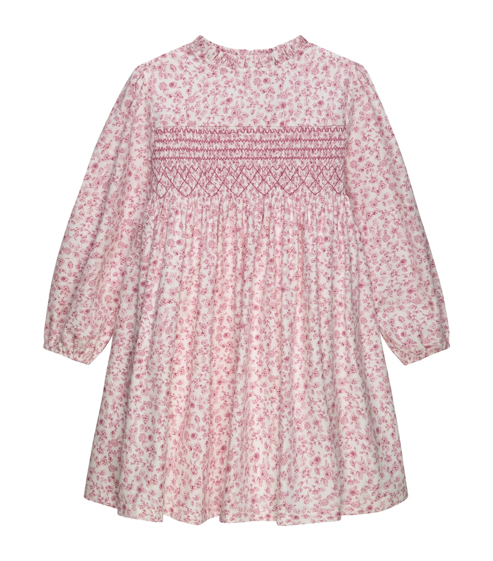 Trotters Cotton Floral Edie Dress (2-5 Years) Pink