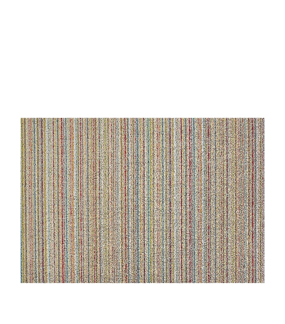 Skinny Stripe Shag Doormat (46cm x 71cm)
