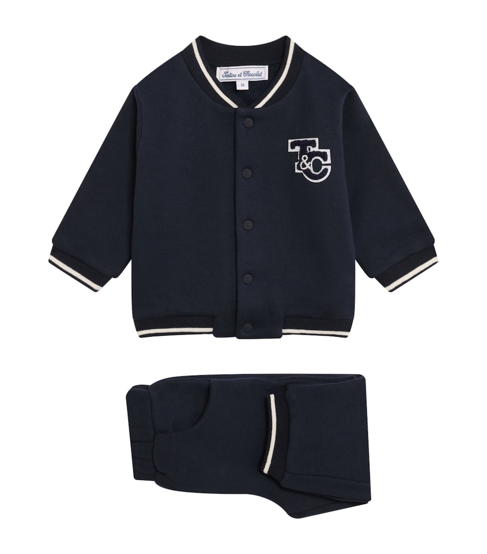 Embroidered Jacket and Sweatpants Set (3 Months-4 Years)