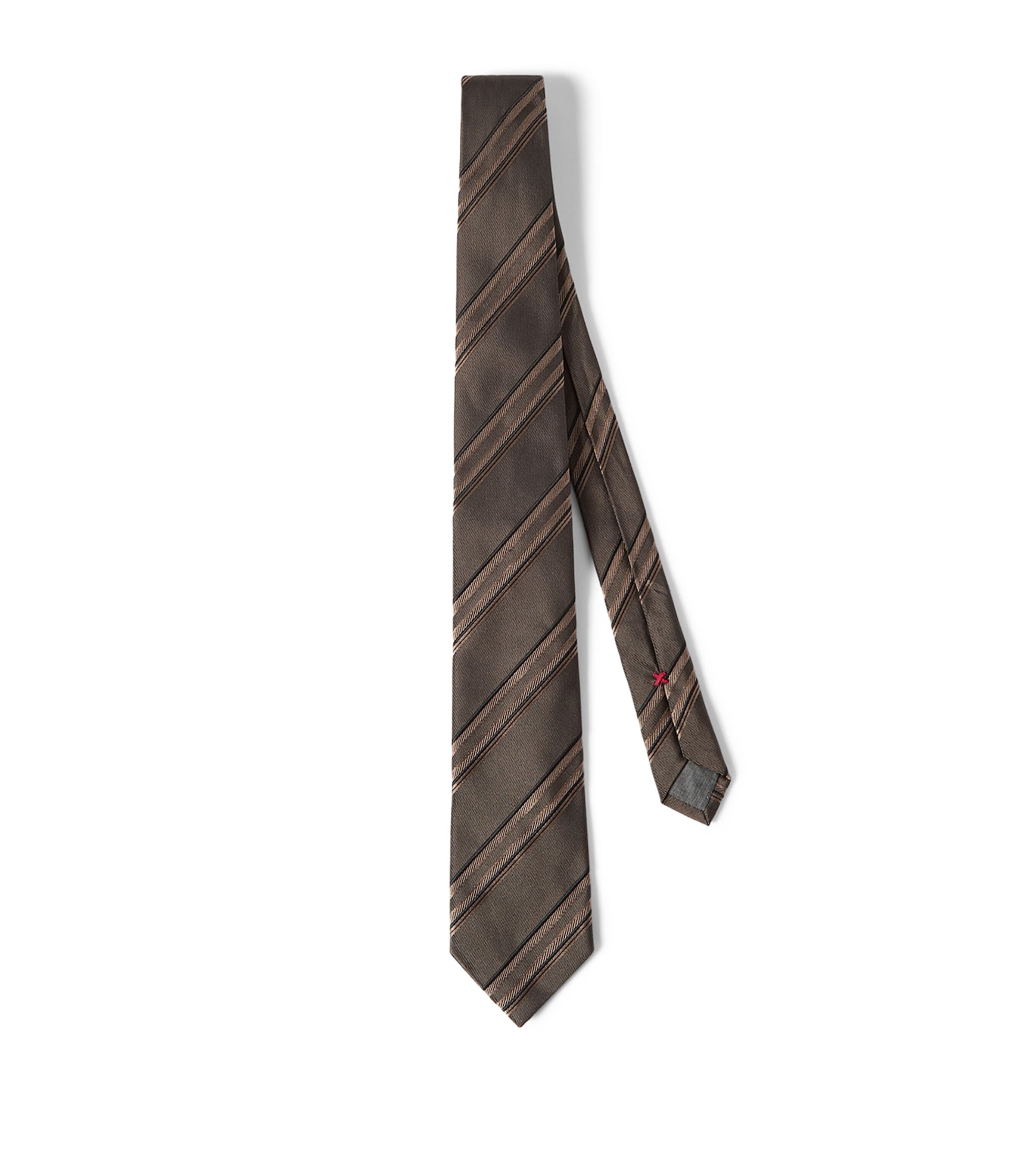 Brunello Cucinelli Silk Stripe Tie