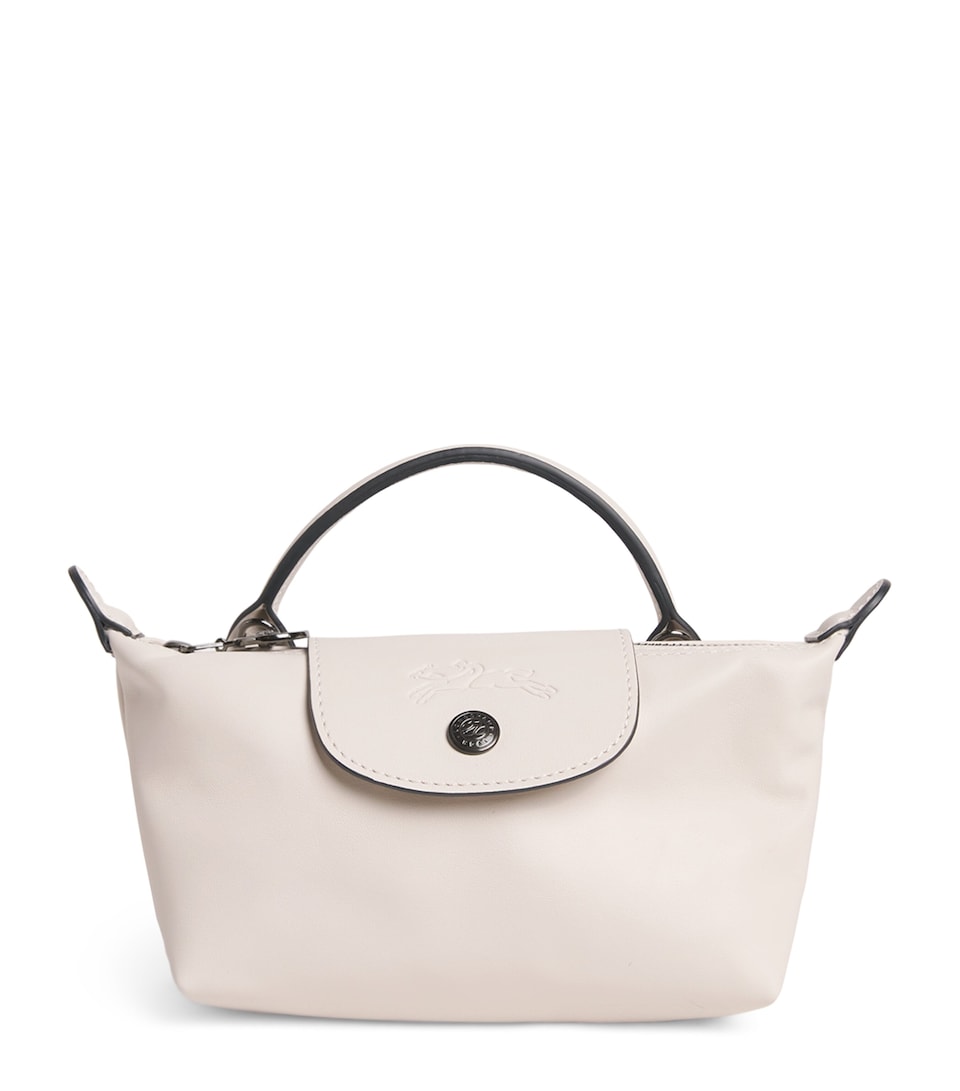 Extra-Small Leather Le Pliage Xtra Pouch