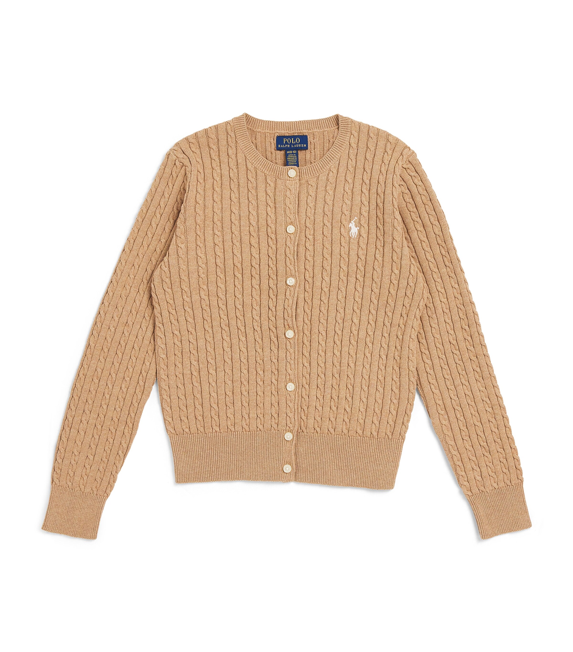 Cotton Cable-Knit Cardigan (2-7 Years)