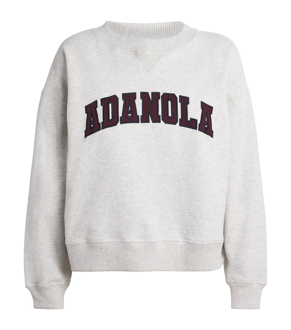 Organic Cotton-Blend Varsity Sweatshirt