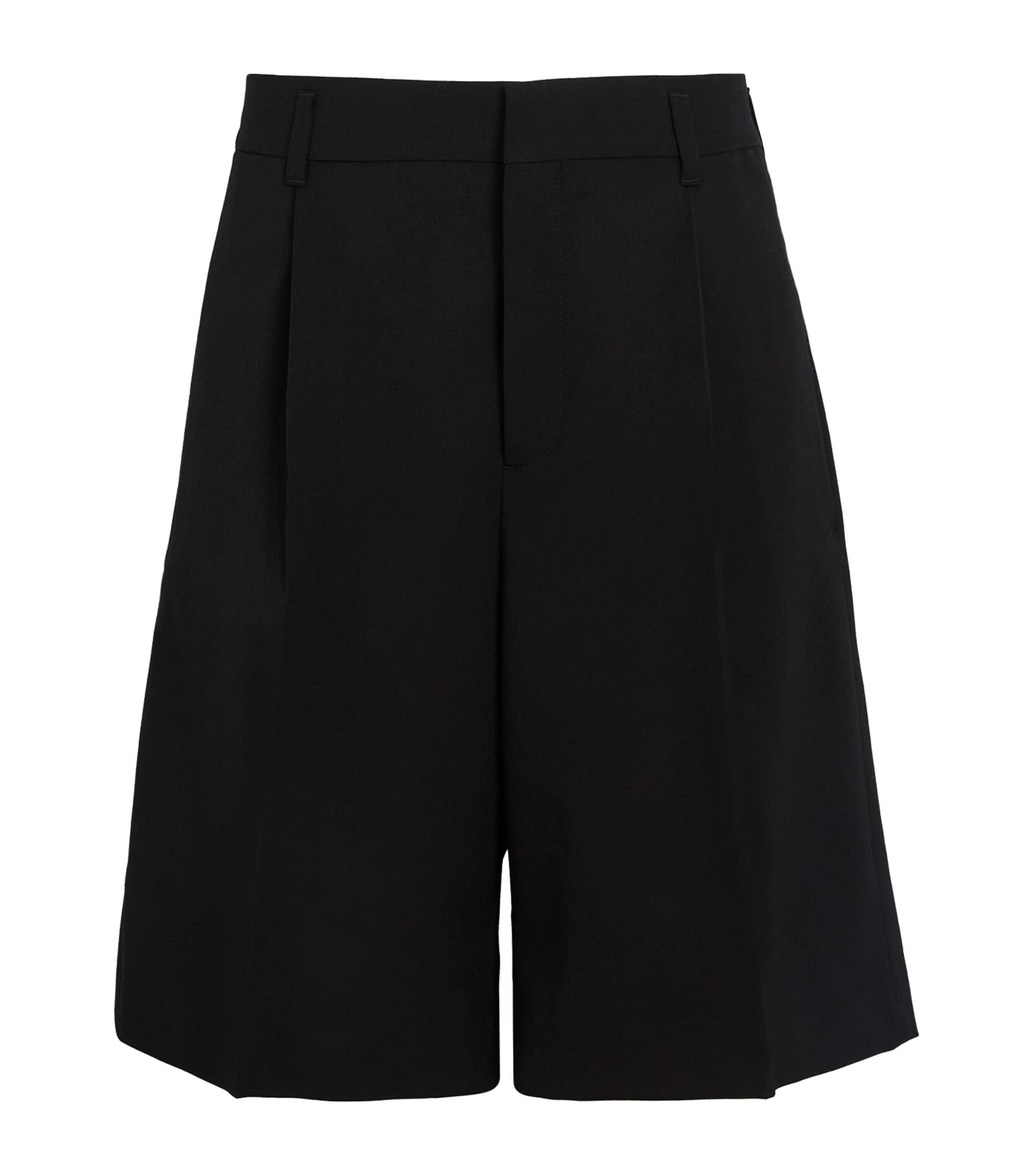 Weekend Max Mara Blue Cotton Gabardine Bermuda Shorts
