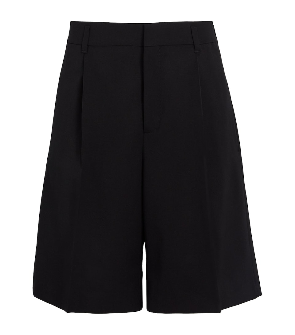 Stretch-Wool Ovalu Shorts