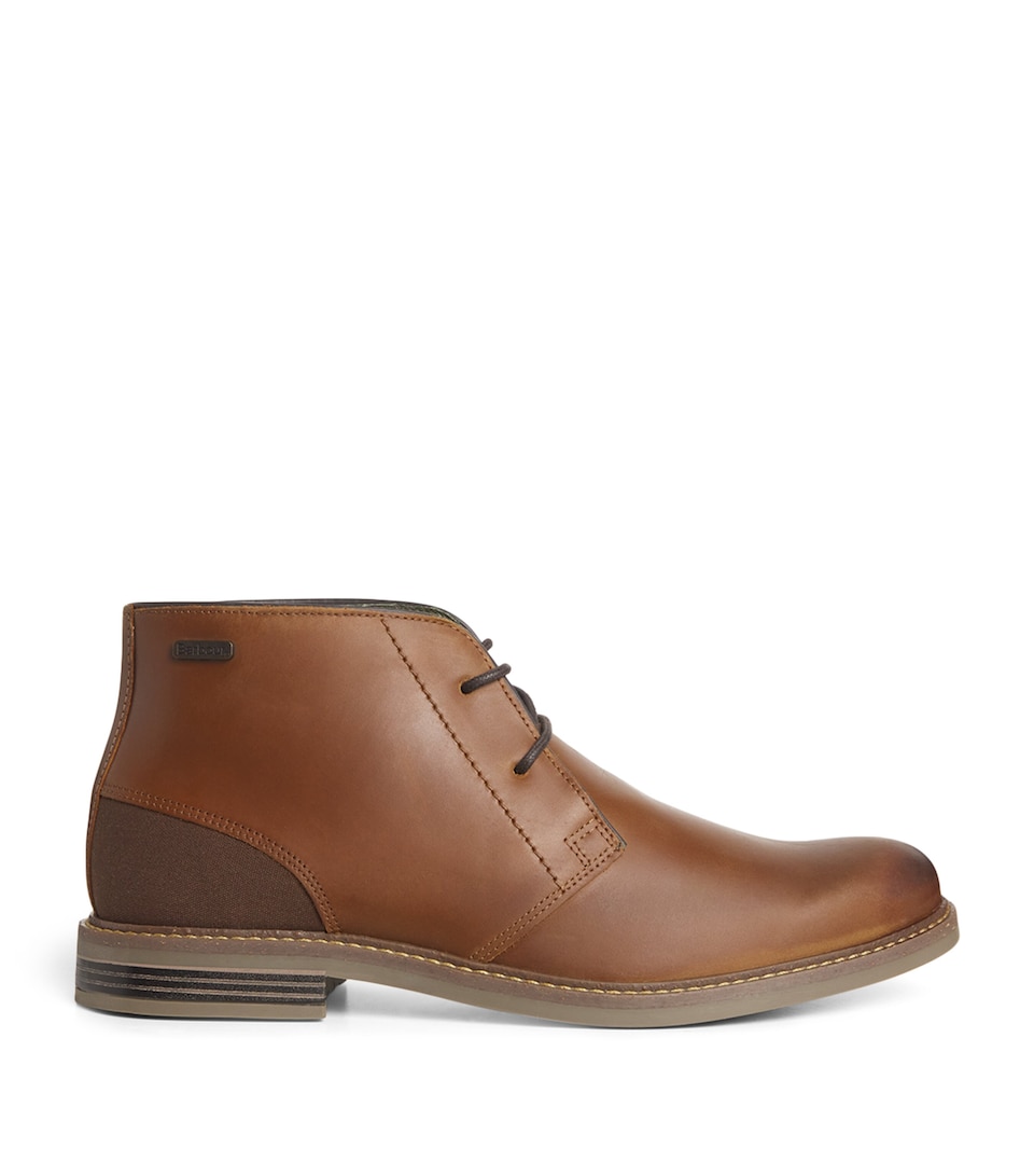 Barbour Leather Readhead Chukka Boots Tan