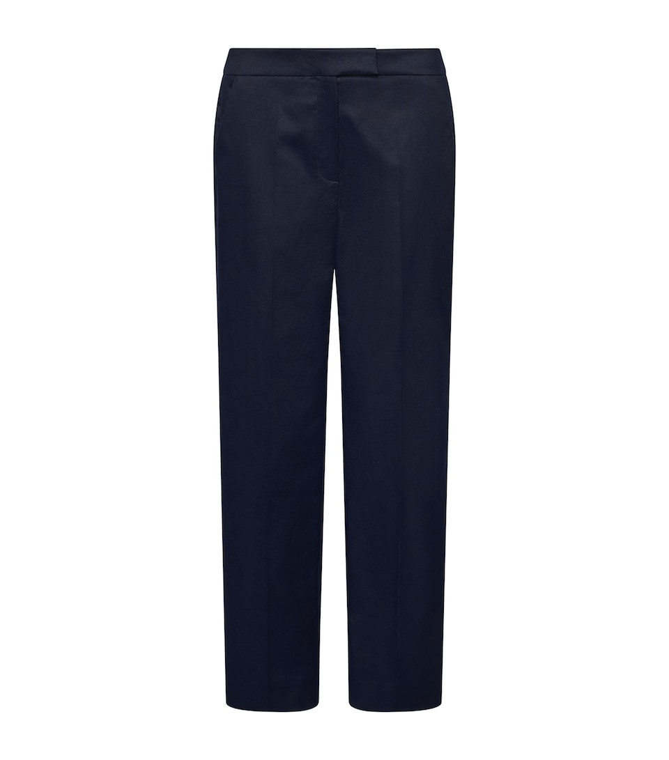 Marella Womens Pleated Tailored Trousers Midnightblue