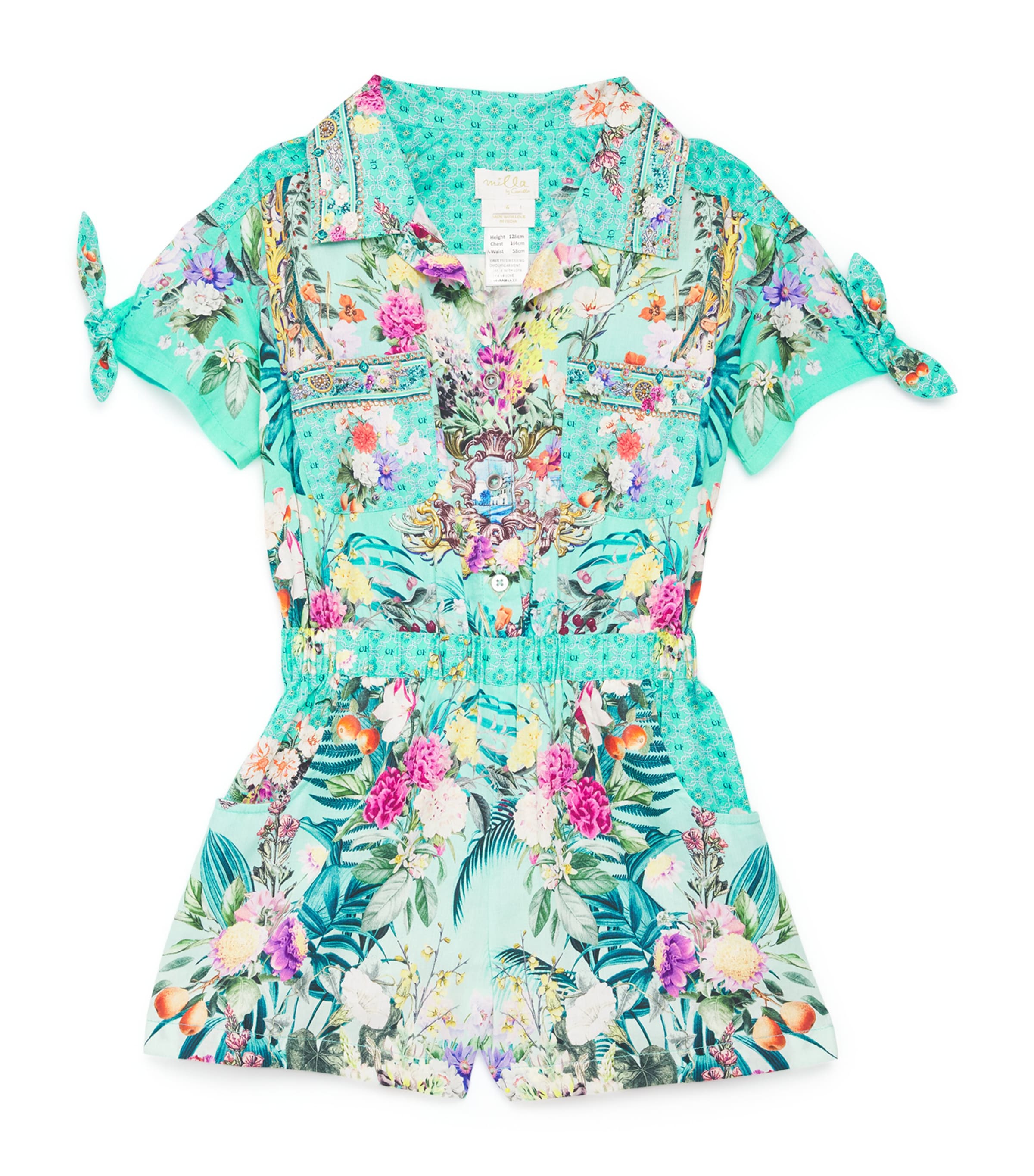 Cotton Floral Playsuit (4-10 Years)