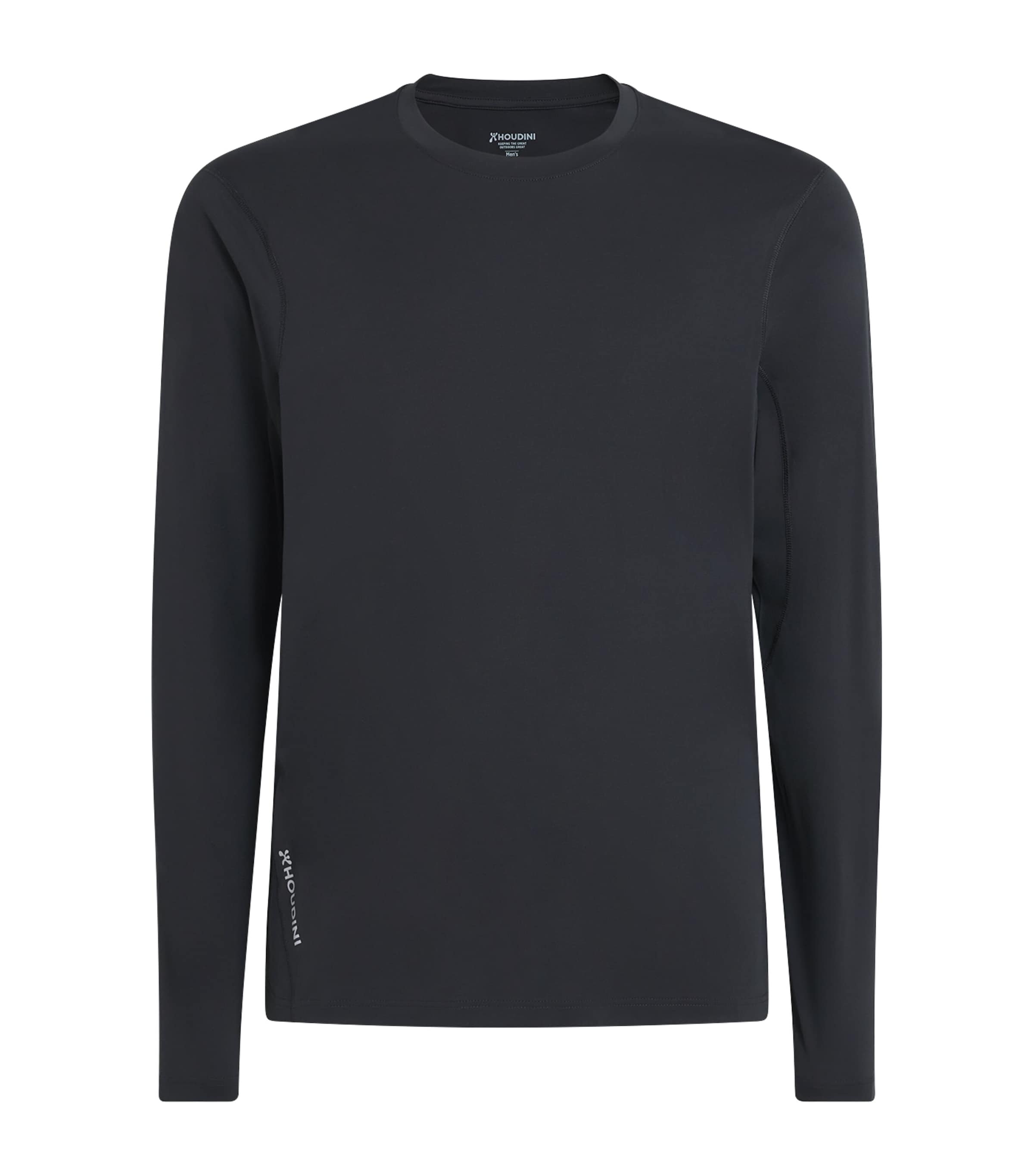 Houdini Mens Long-Sleeve Pace Air Top True Black