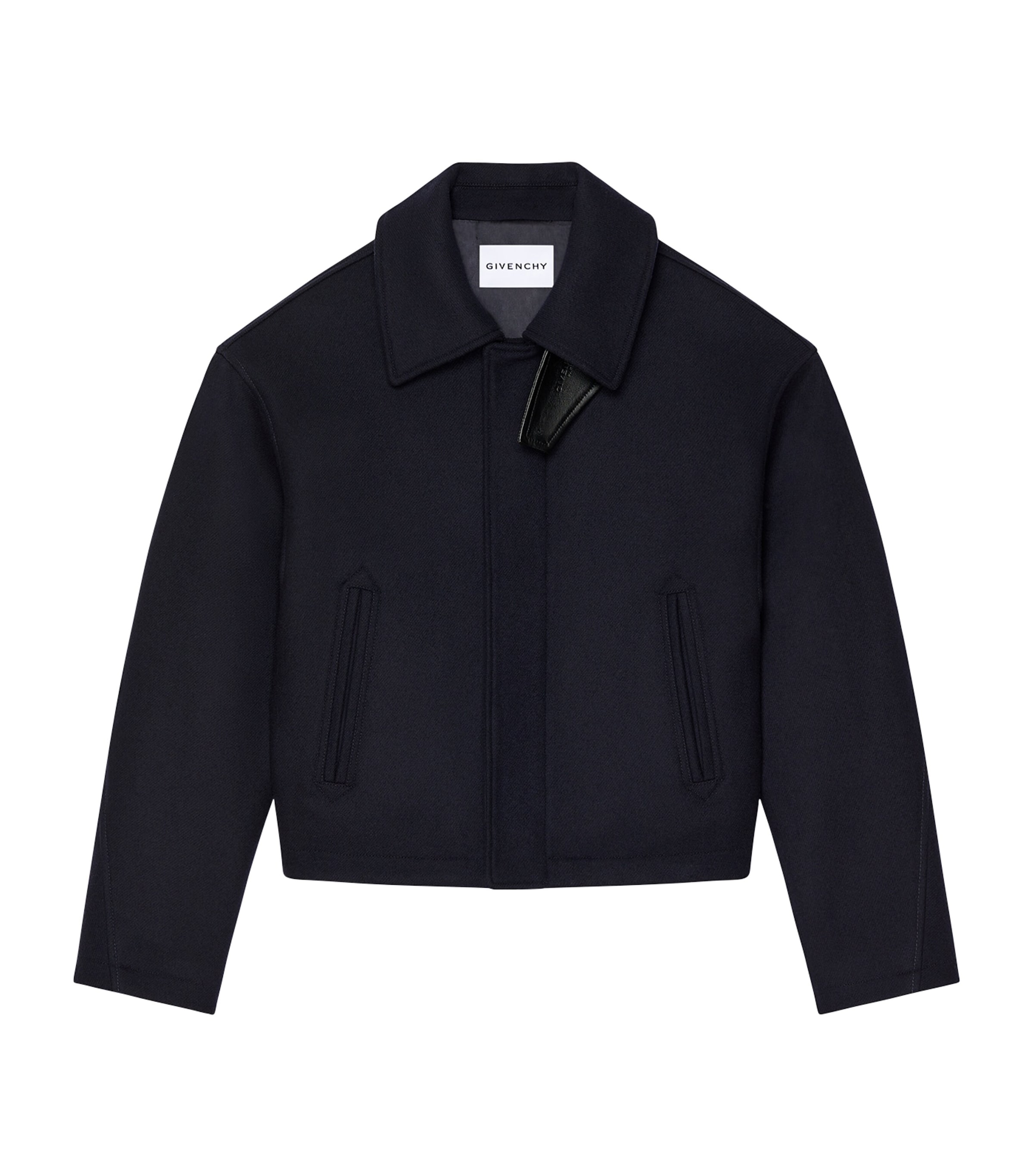 Givenchy Mens Wool Oversized-Collar Jacket