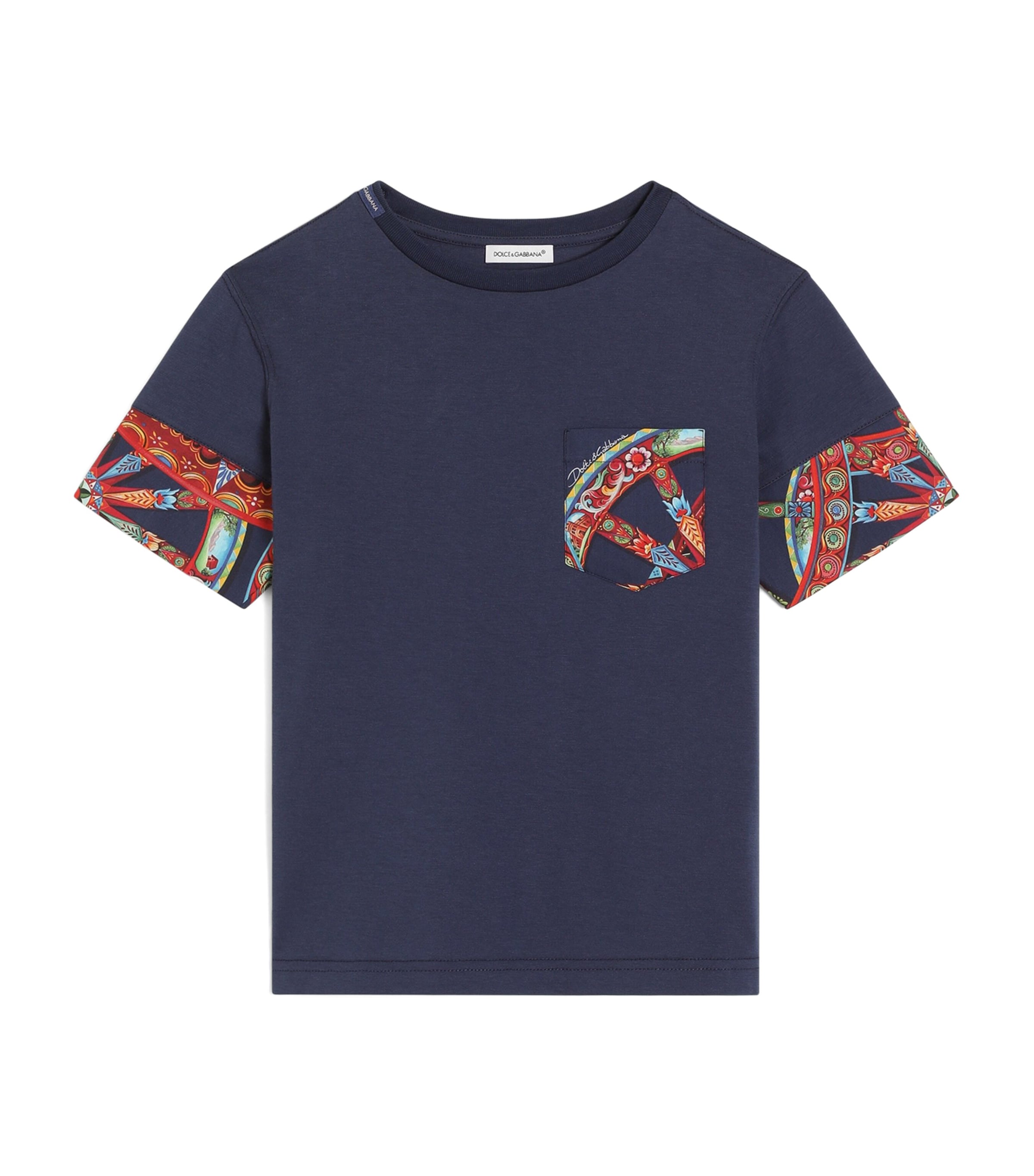 Dolce&Gabbana Kids Carretto Print T-Shirt (8-14 Years) Combined Colou